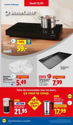 LIDL - Prévisualisation de Silvercrest® Cocotte avec couvercle, Env. 3 L. Le set au choix. n°500531 valide à partir de 12.03.2026 | Page: 34