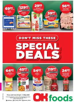 OK Foods specials catalogue – valid from 24.04.2026