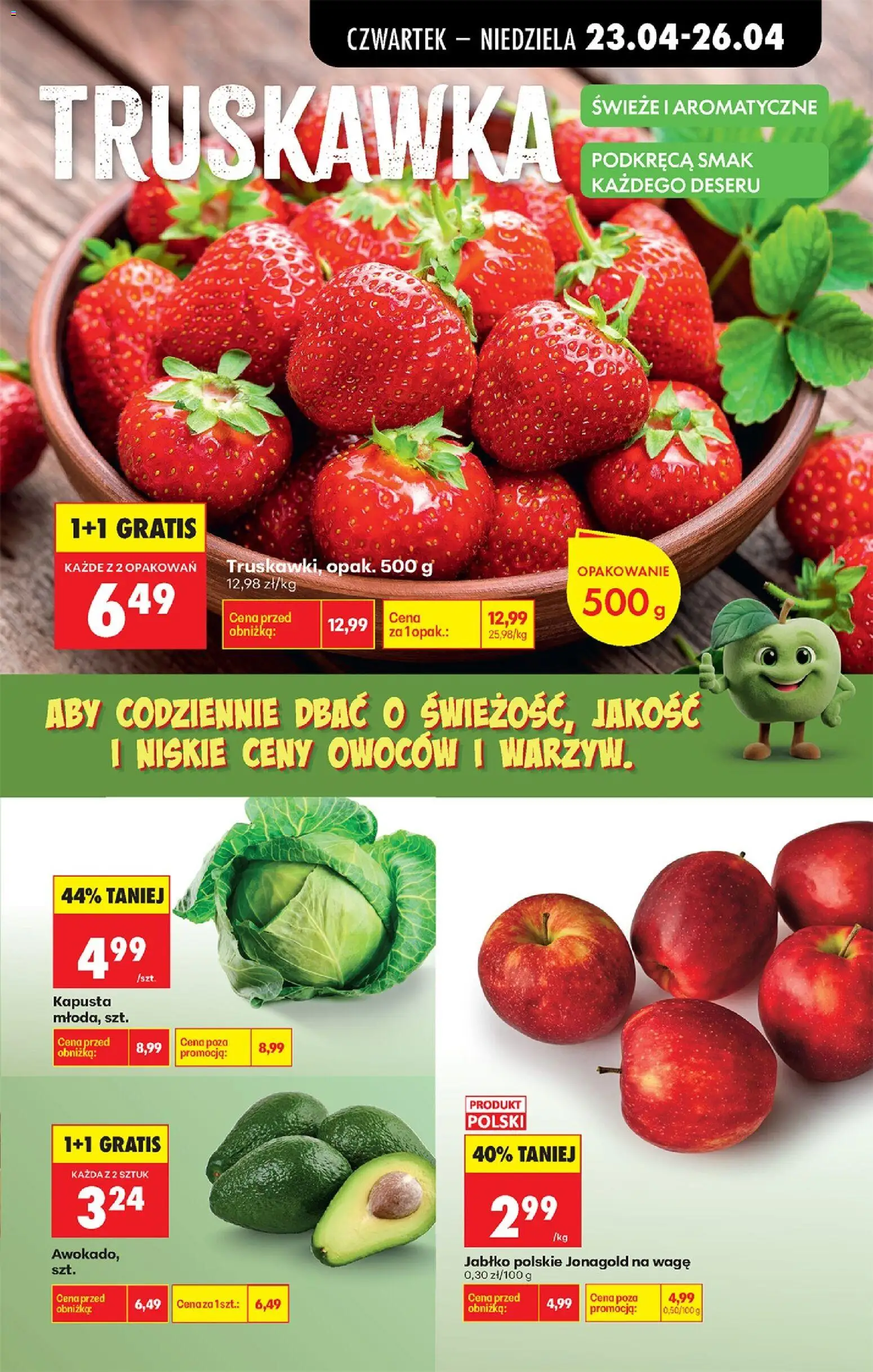 Biedronka Polsko leták - Codziennie niskie ceny od 23.04.2026 | Strana: 37 | Produkty: Kapusta