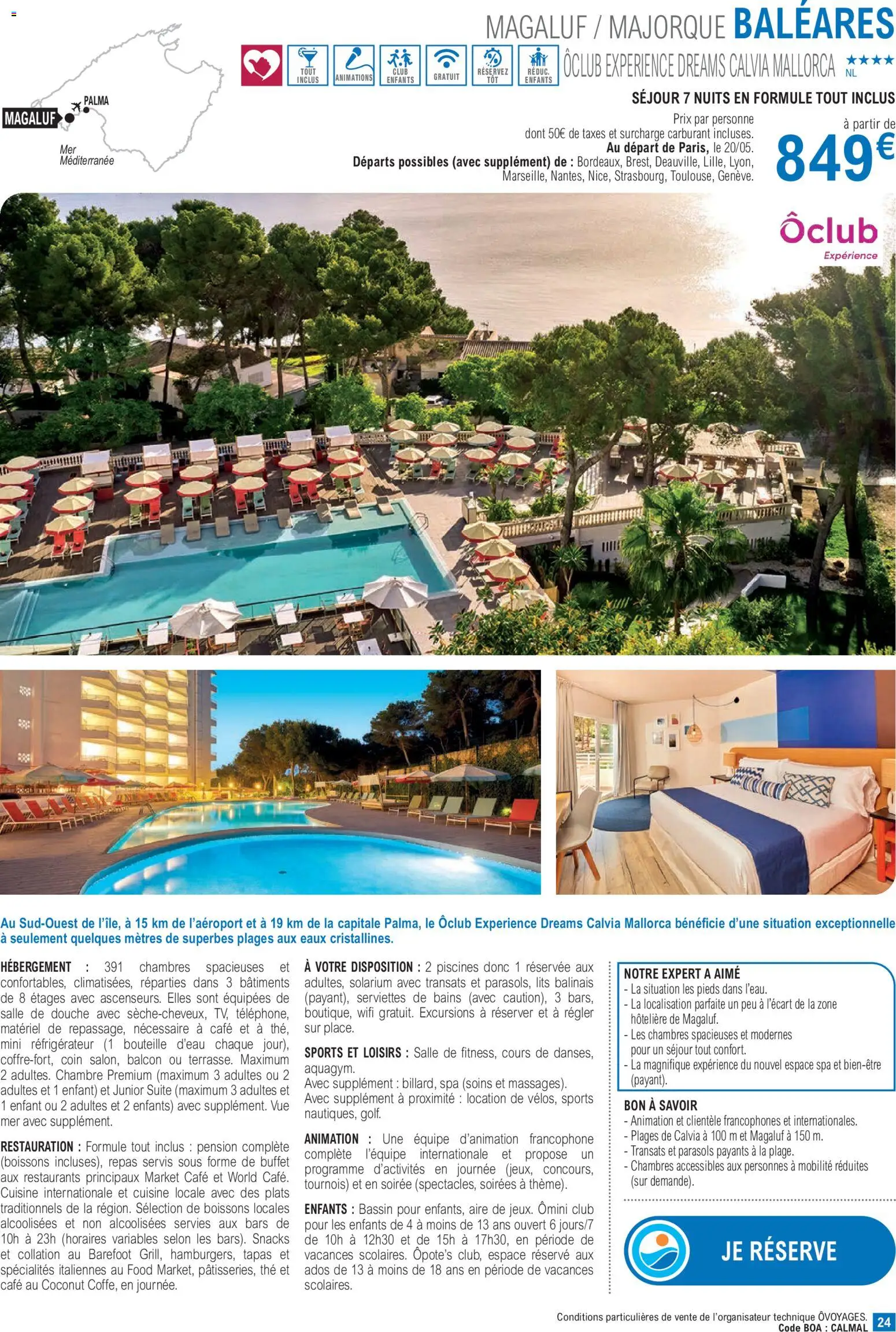 {H1} | Page: 24 | Produits: Réfrigérateur, Buffet, Café, Thé