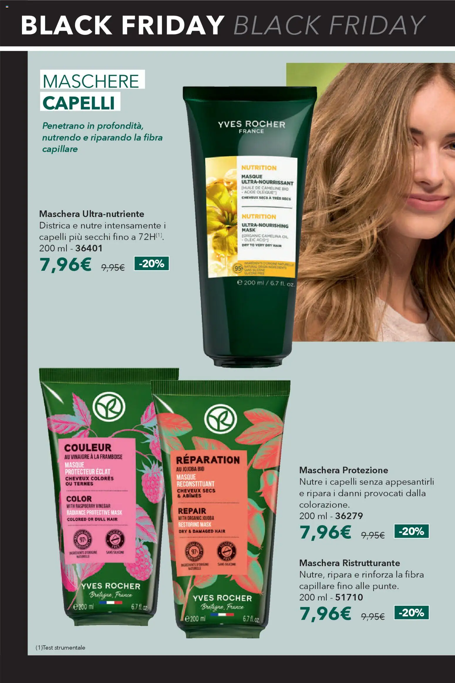 Volantino Yves Rocher del 11.11.2025 | Pagina: 42 | Prodotti: Maschera