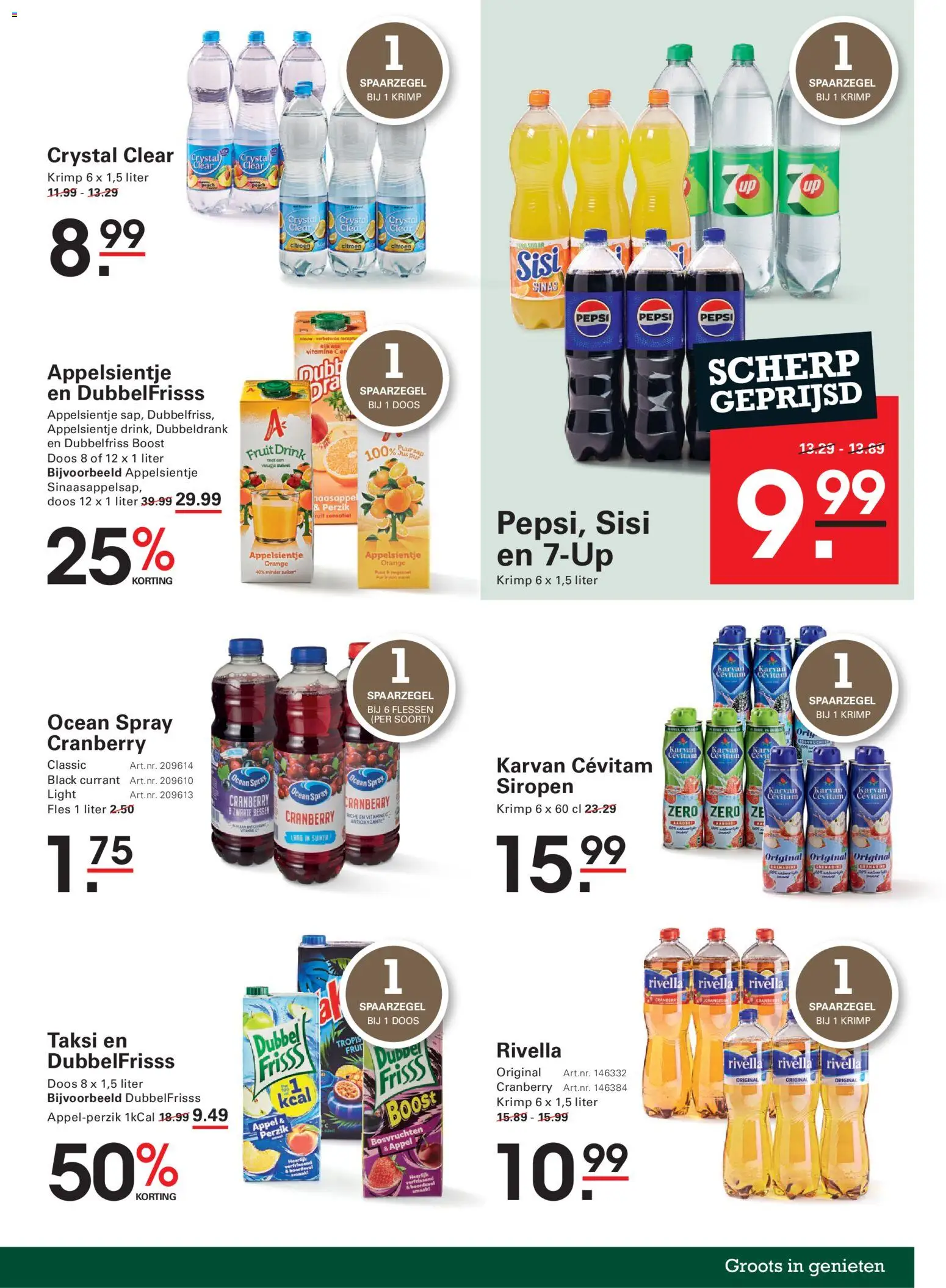 {H1} | Pagina: 21 | Producten: Fles, 7up, Fruit, Boost
