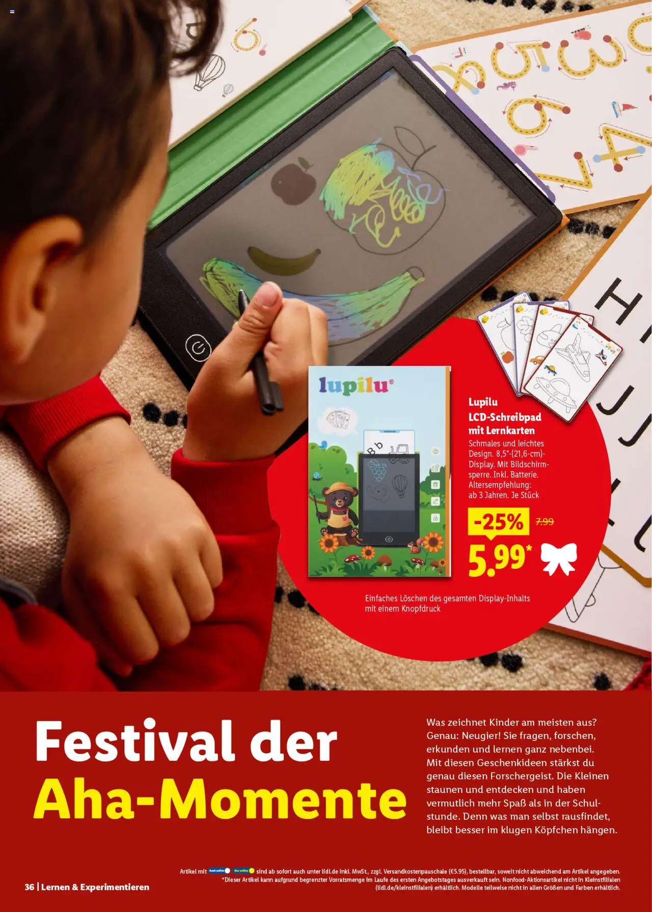 Lidl - Prospekt – gültig ab 11.10.2025 | Seite: 36 | Produkte: Bildschirm