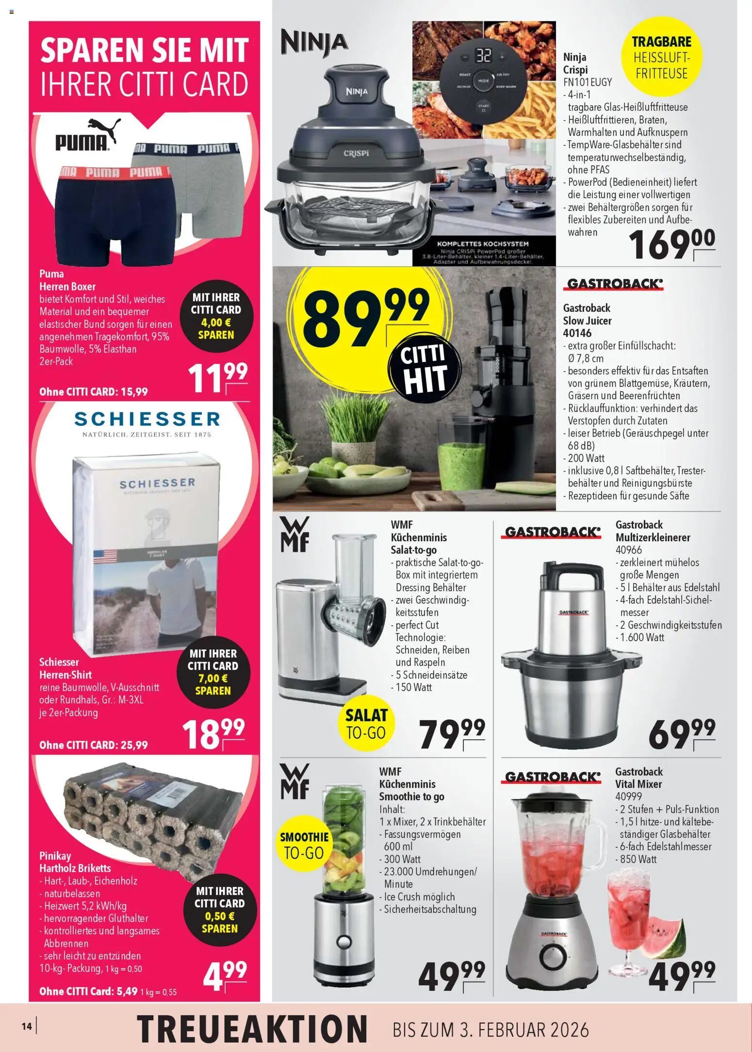 CITTI Markt Prospekt 	 – gültig ab 14.01.2026 | Seite: 16 | Produkte: Box, Dressing, Boxer, Salat