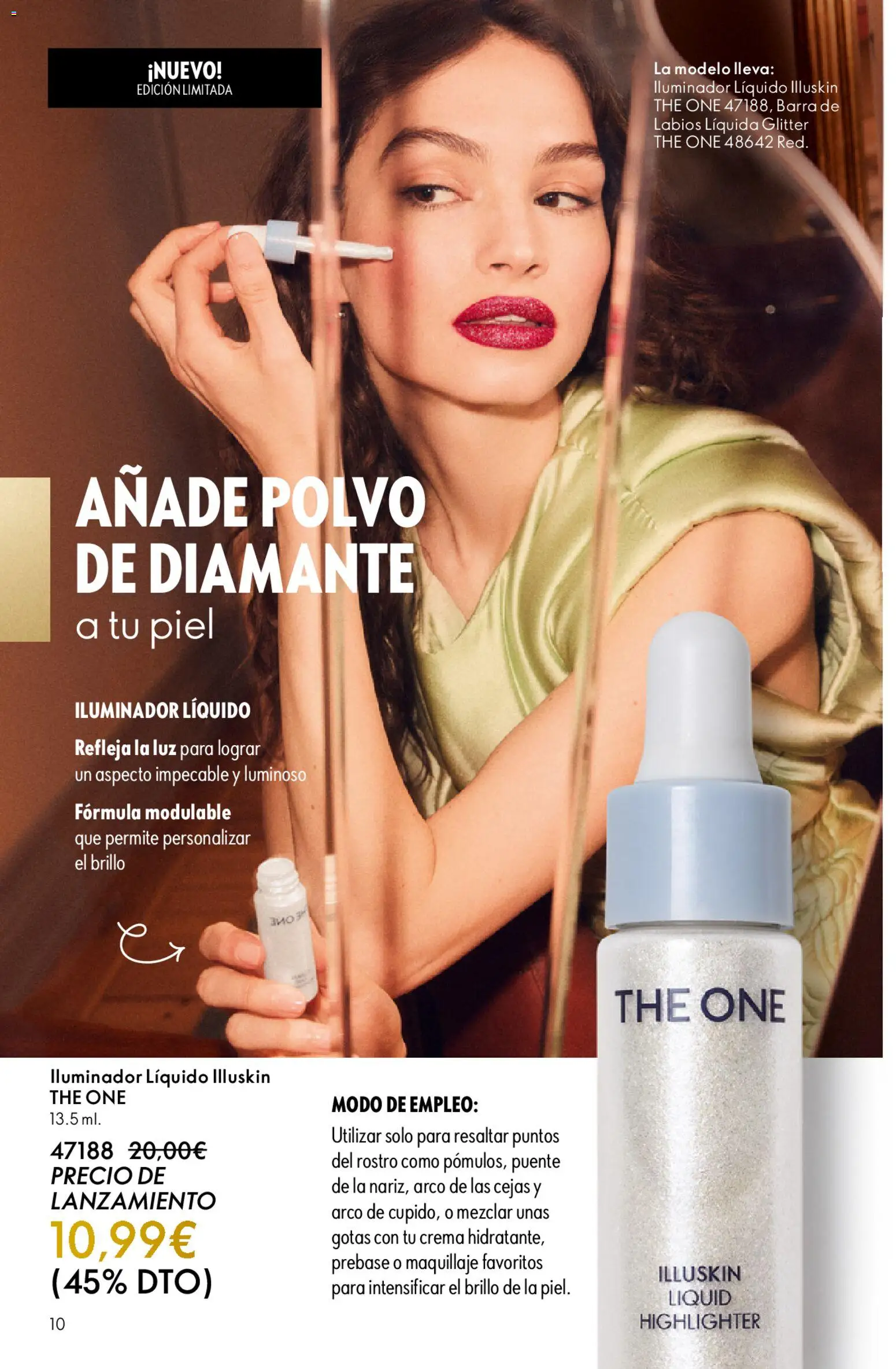 Oriflame - Catálogo Campaña 16 │ válido desde el 19.11.2025 | Página: 10 | Productos: Maquillaje, Iluminador, Crema, Barra de labios