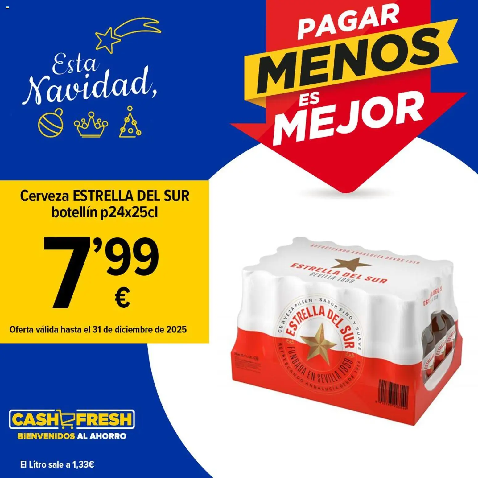 Cash Fresh folleto │ válido desde el 15.12.2025 | Página: 1 | Productos: Cerveza