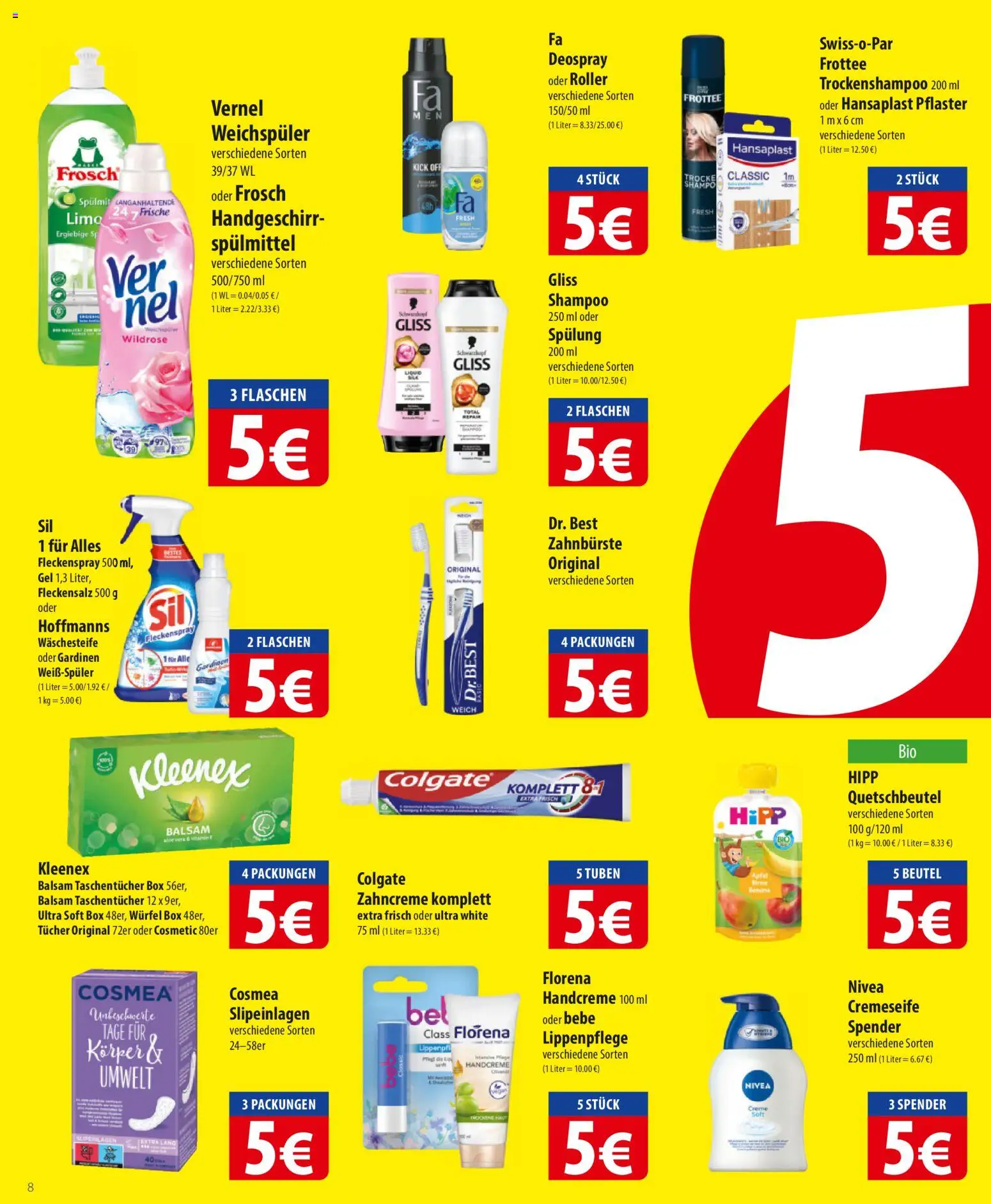 Famila Prospekt 	 – gültig ab 17.11.2025 | Seite: 8 | Produkte: Box, Äpfel, Spülung, Vernel