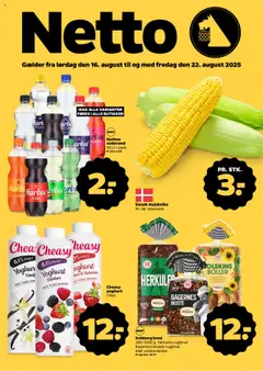 Eksempel på tilbudsavis Netto - Tilbudsavis fra butik Netto gyldig fra 16.08.2025