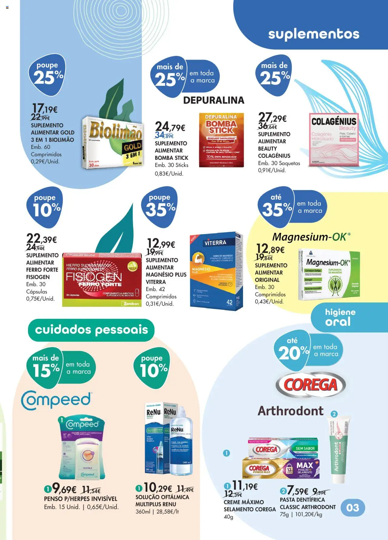Pingo Doce - Folheto Bem Estar Verão Açores │ válido de 24.07.2025 | Página: 3 | Produtos: Ferro, Creme