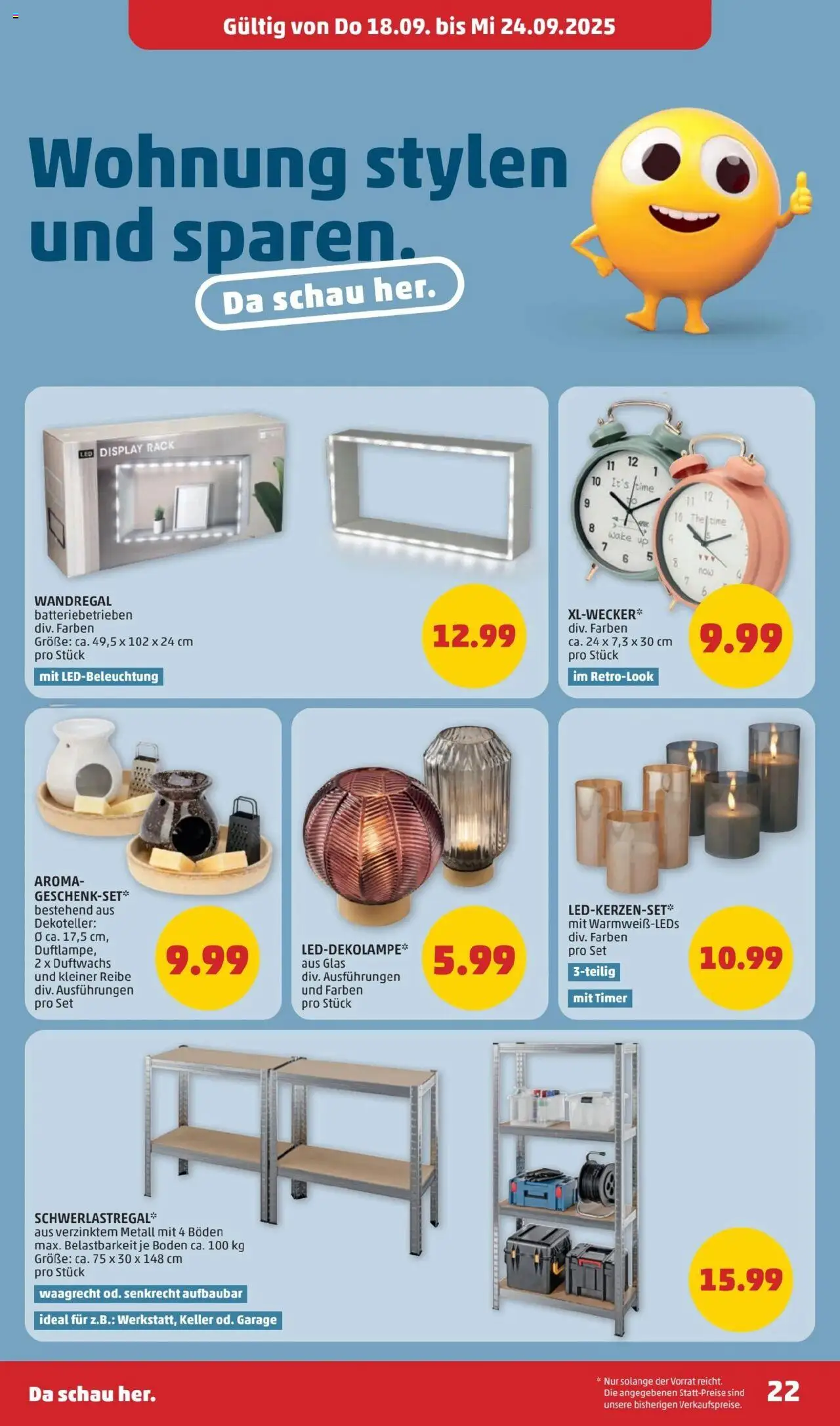 Penny Markt Flugblatt gültig ab 18.09.2025 | Seite: 22 | Produkte: Gyümölcs