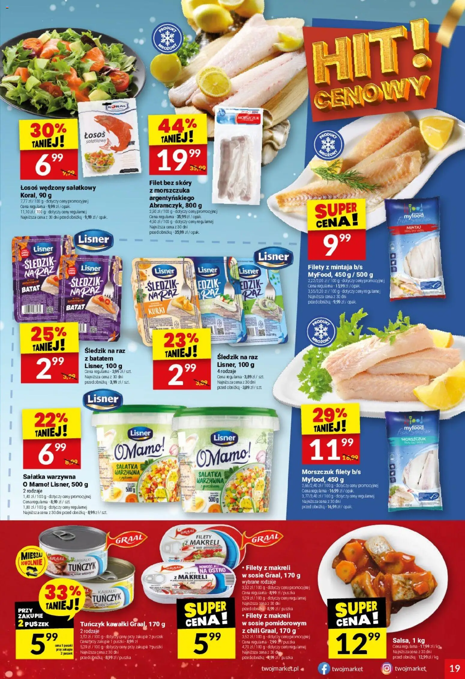 Twój Market Gazetka od 29.12.2025 | Strona: 19 | Produkty: Chili, Batat, Morszczuk, Sałatka