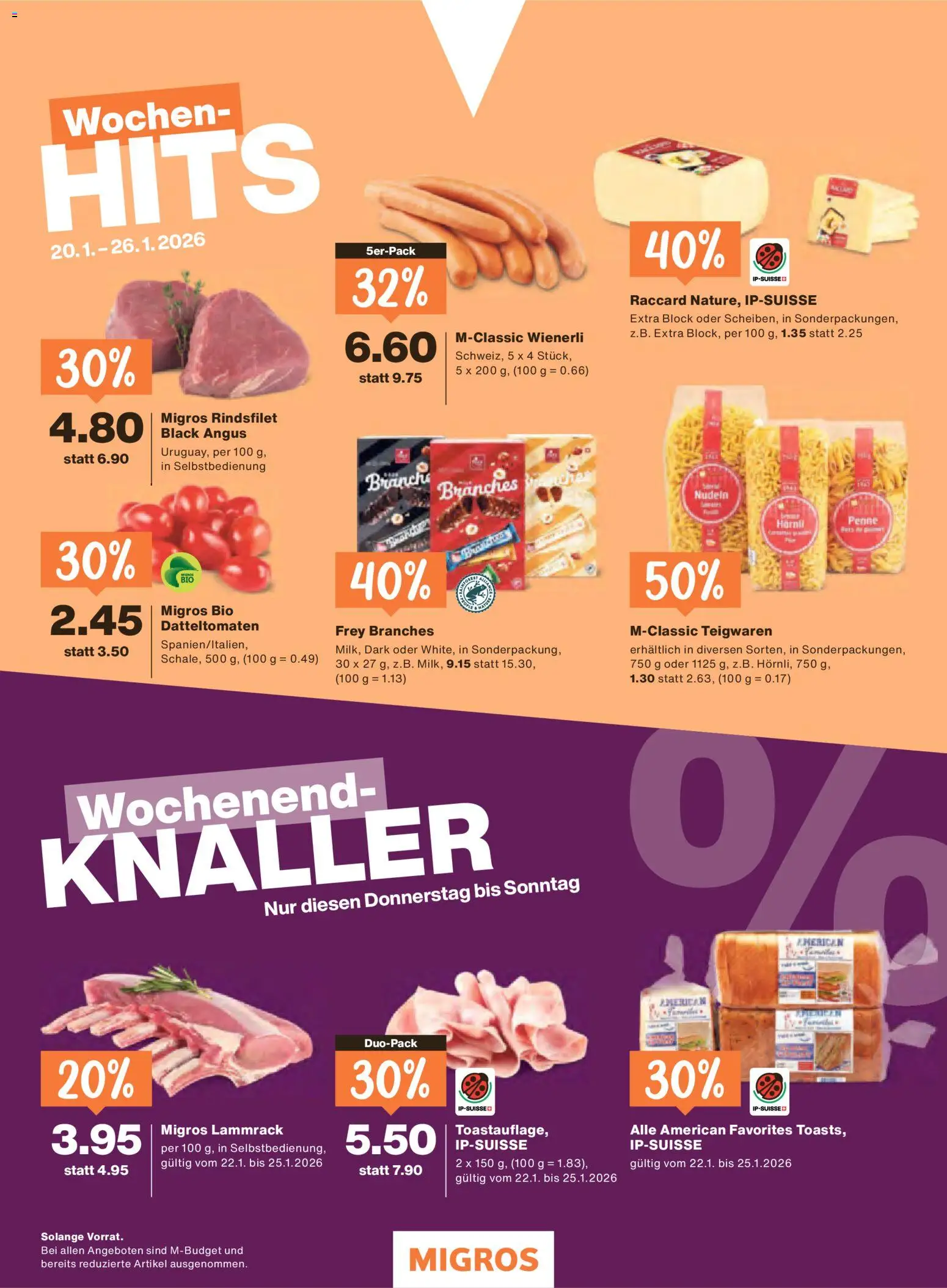Migros Magazin – gültig ab 19.01.2026 | Seite: 64 | Produkte: Teigwaren, Nudeln, Pasta