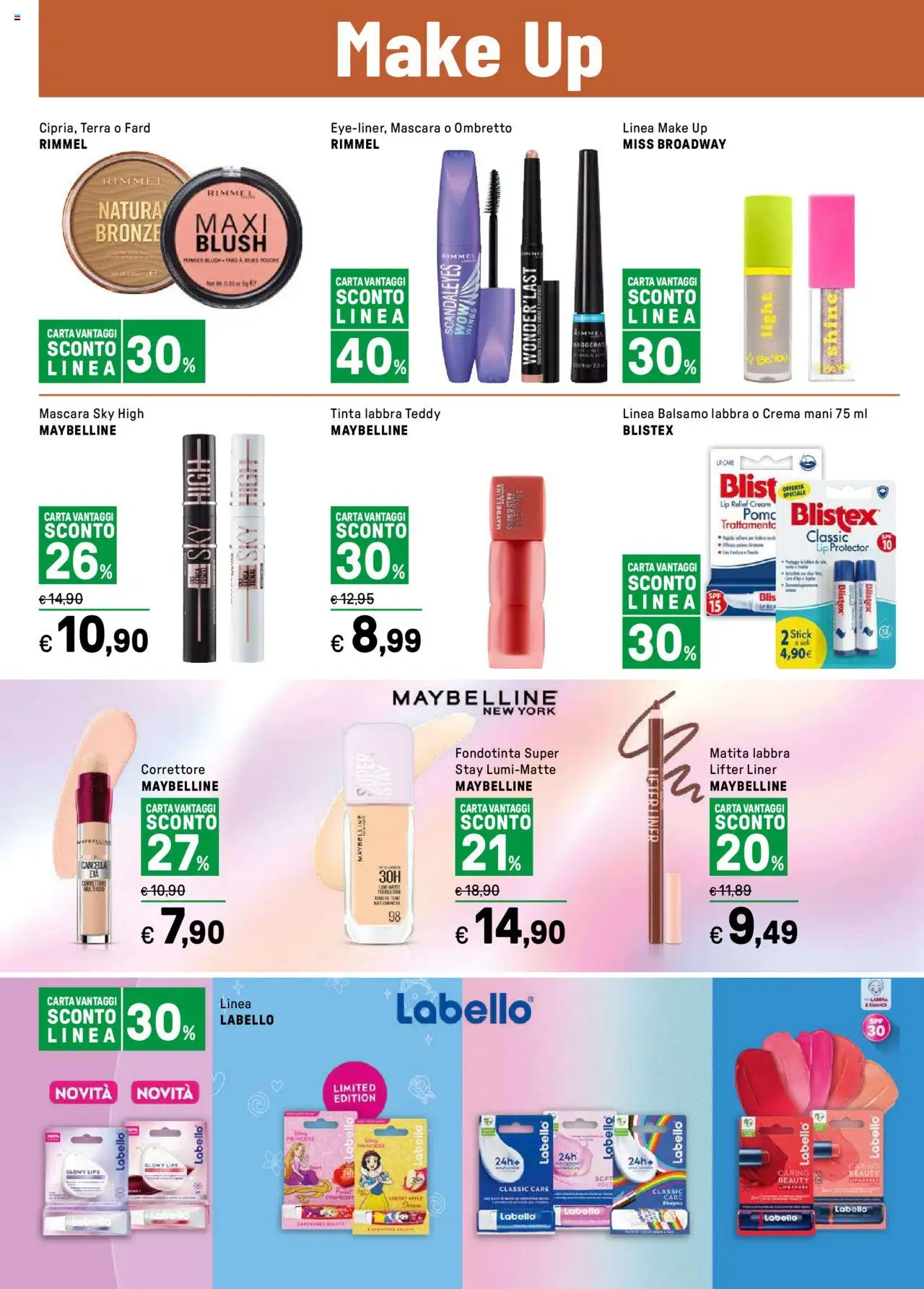 Volantino Iper del 15.09.2025 | Pagina: 7 | Prodotti: Mascara, Crema, Fondotinta, Terra