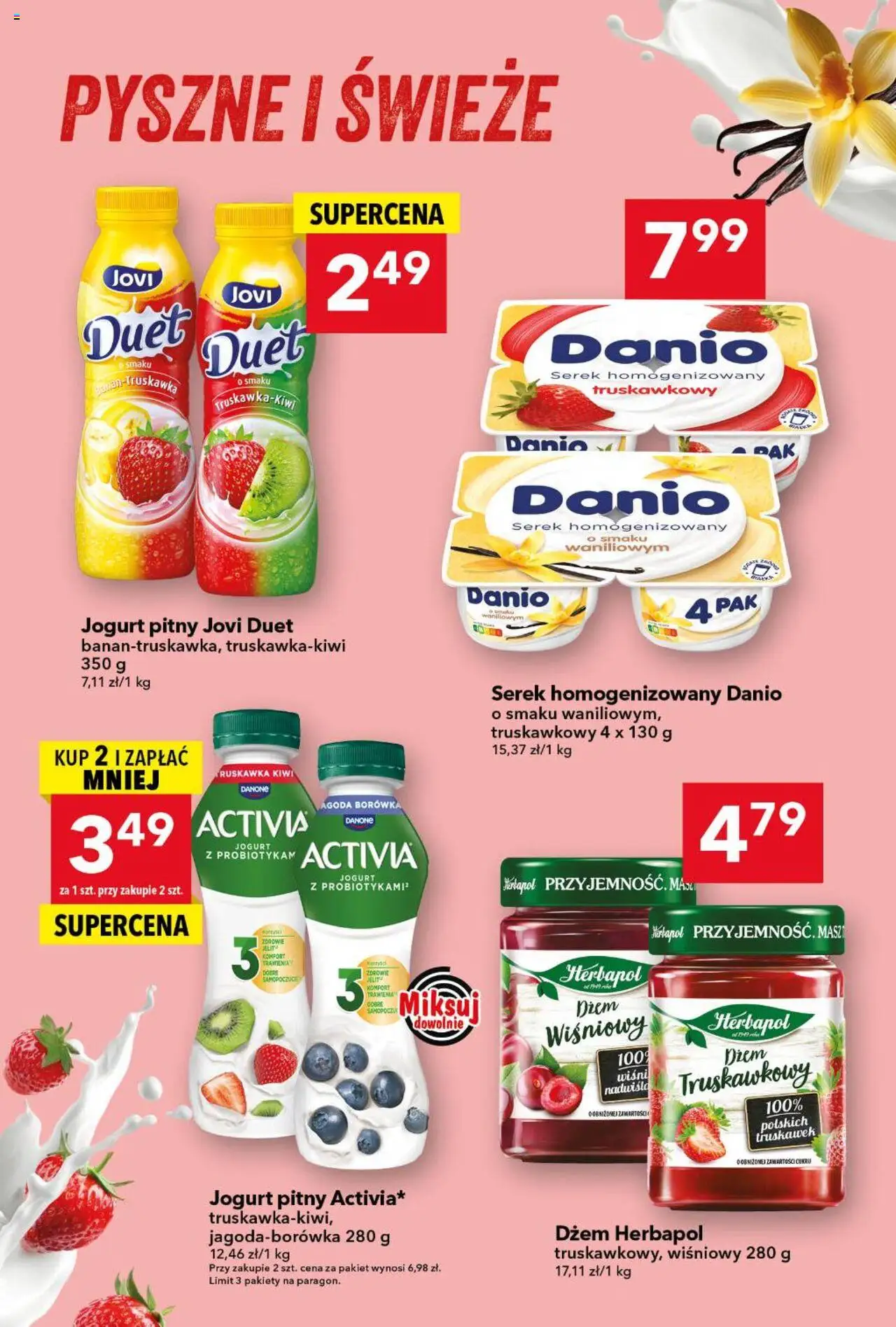 Lewiatan gazetka od 13.08.2025 | Strona: 6 | Produkty: Serek homogenizowany, Serek, Jogurt, Kiwi