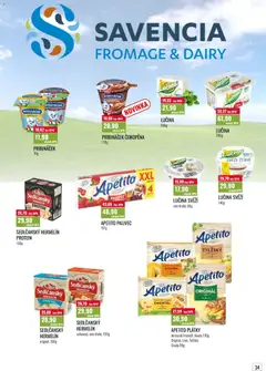 Náhled letáku Ratio leták od 01.03.2026 | Strana: 34 | Produkty: Sedlčanský Hermelín, Ementál, Pribináček, Hermelín