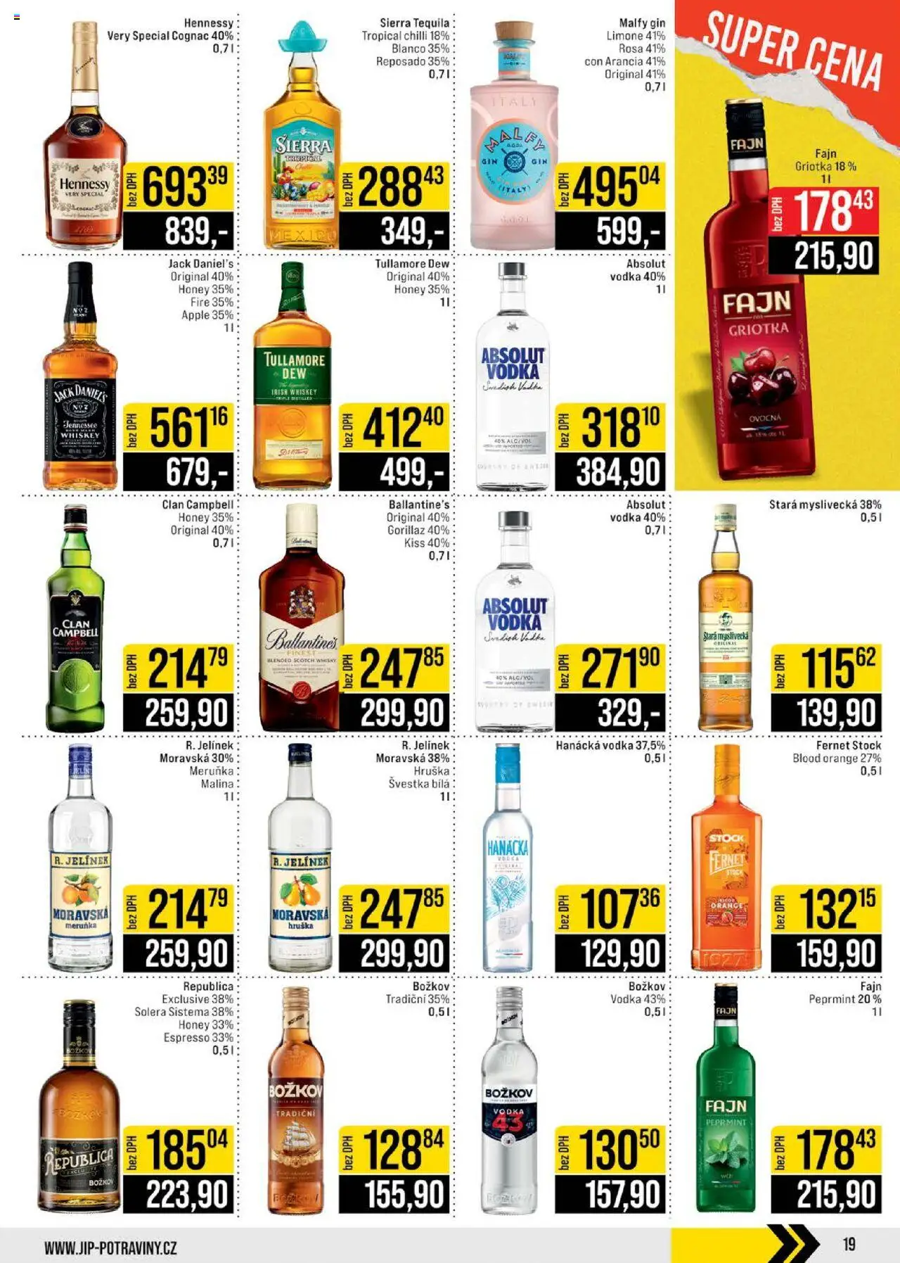Jip leták - Cash & Carry od 15.10.2025 | Strana: 19 | Produkty: Apple, Ballantine's, Republica, Tullamore Dew