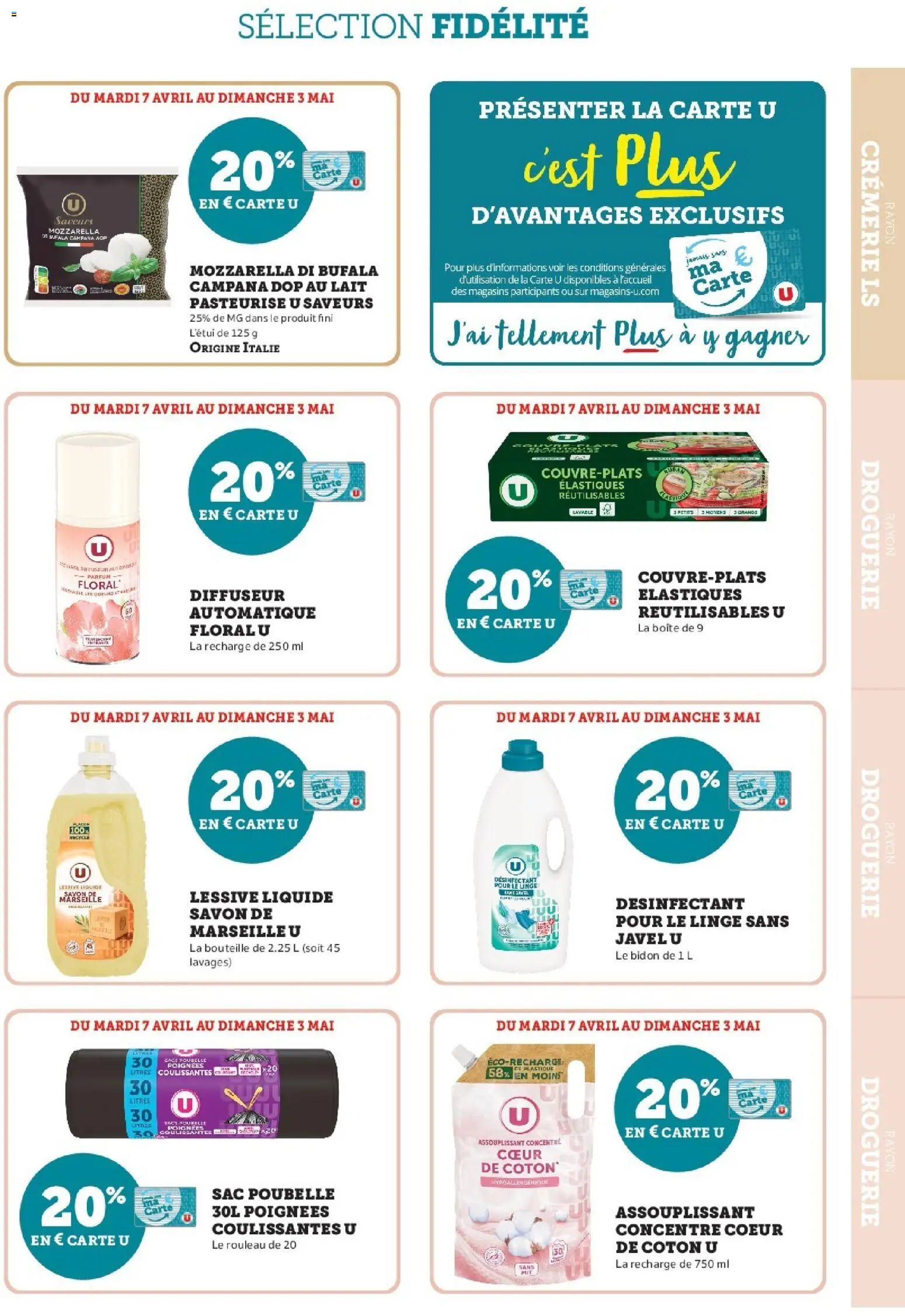 {H1} | Page: 9 | Produits: Coton, Parfum, Rayon lessive, Sac poubelle