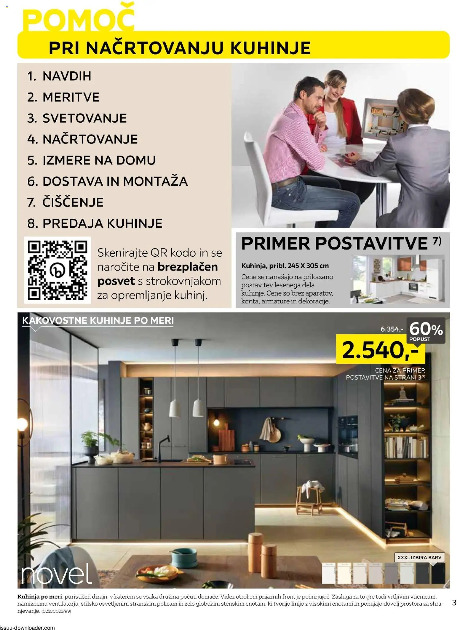 Novi XXXL Lesnina katalog ponudbe – veljaven od 04.11.2025 | Stran: 3 | Izdelki: Kuhinja