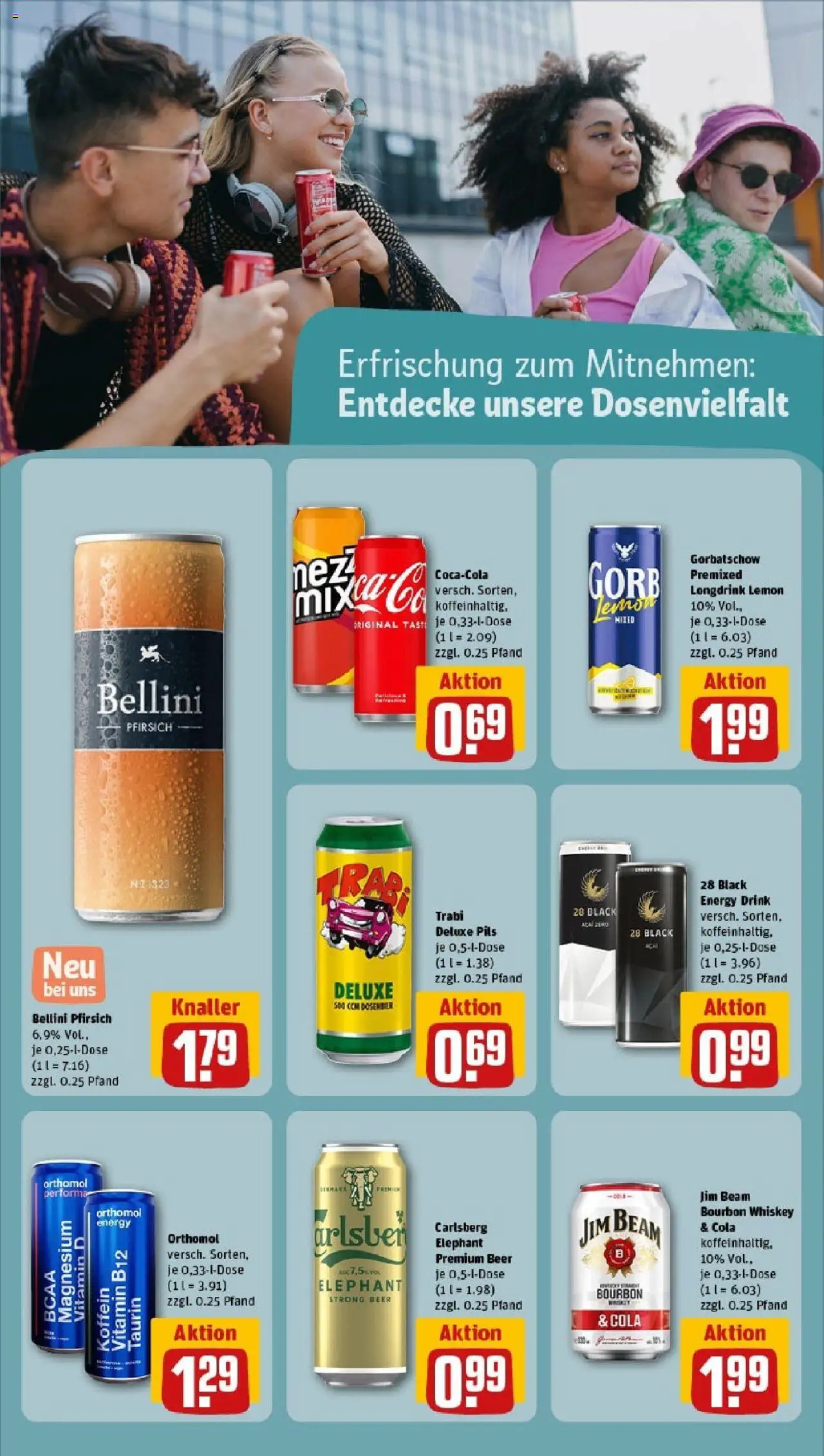 Rewe prospekt Pulsnitz	 - gültig ab dem 15.06.2025 | Seite: 18 | Produkte: Jim beam, Cola, Energy, Whiskey