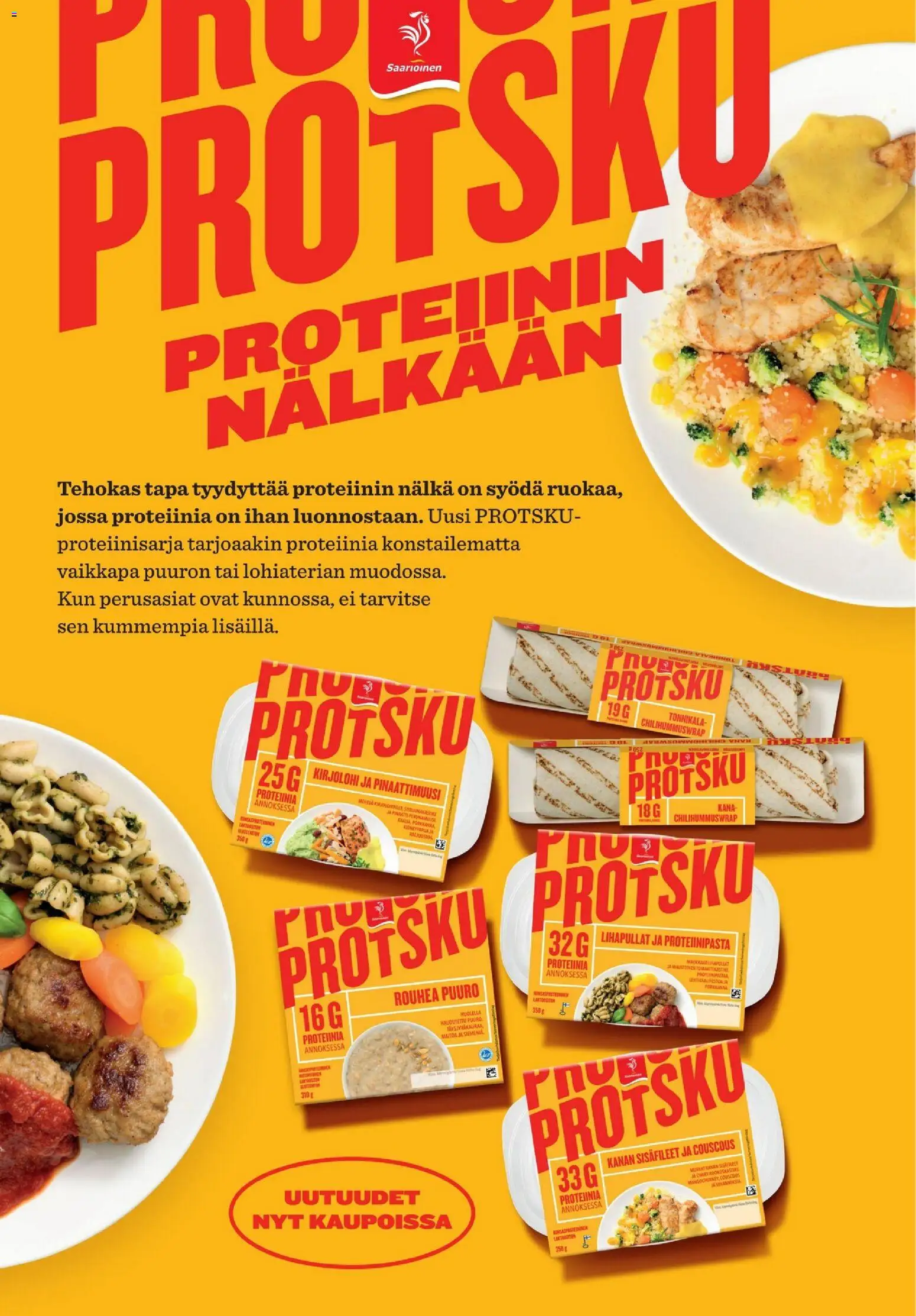 K-Market - K-Ruoka – voimassa 04.02.2026 alkaen | Sivu: 32 | Tuotteet: Kirjolohi, Kana, Couscous, Tonnikala