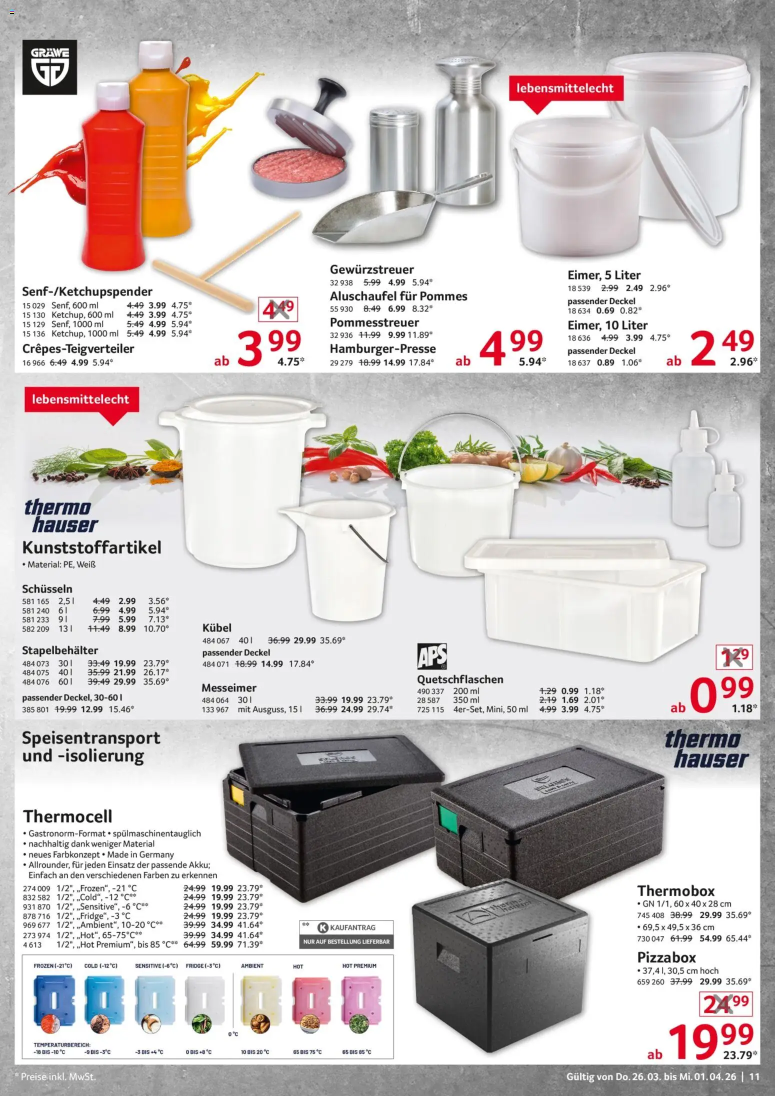 Selgros Non Food – gültig ab 26.03.2026 | Seite: 11 | Produkte: Pommes