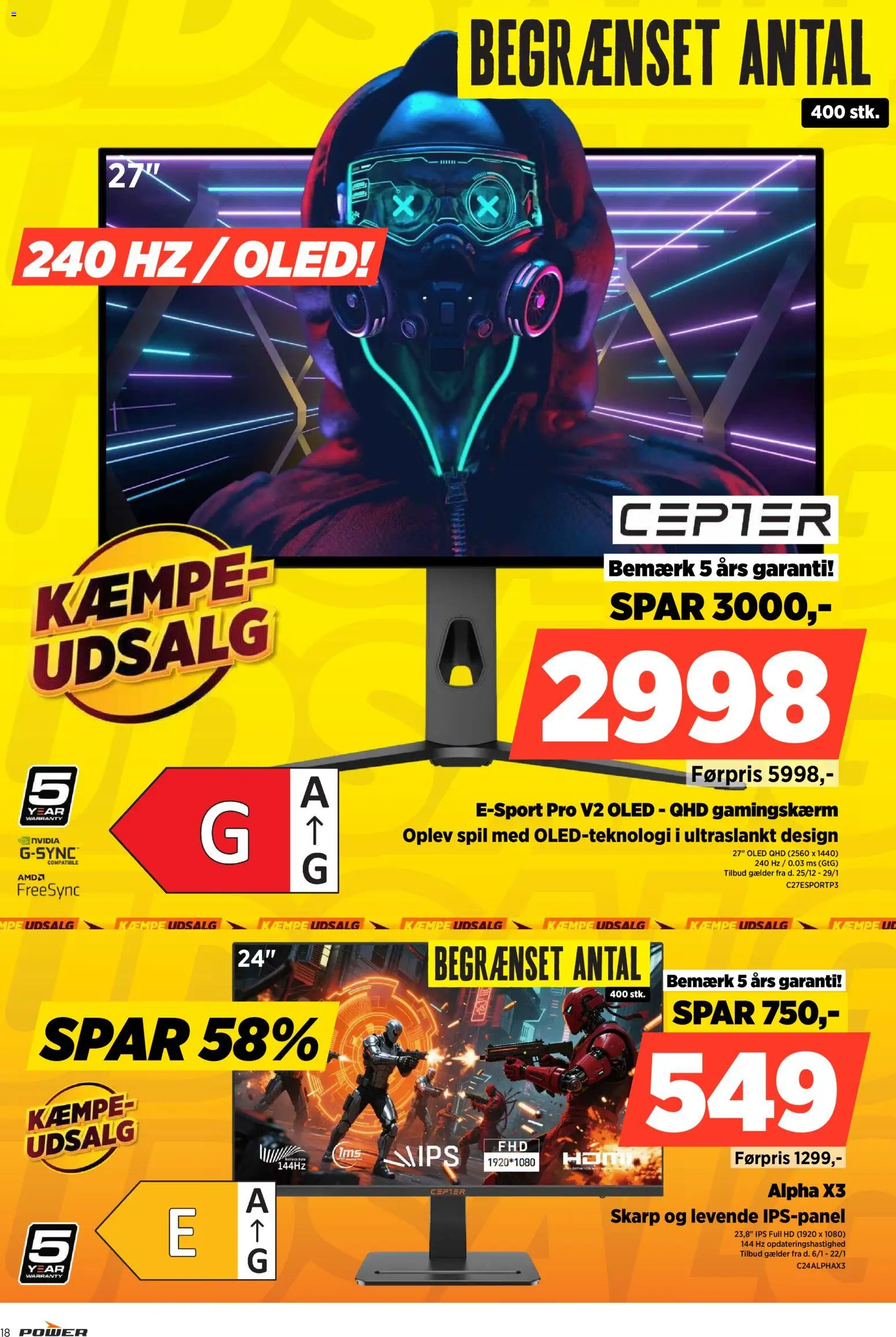 Power tilbudsavis – gyldig fra 16.01.2026 | Side: 18 | Produkter: Spil