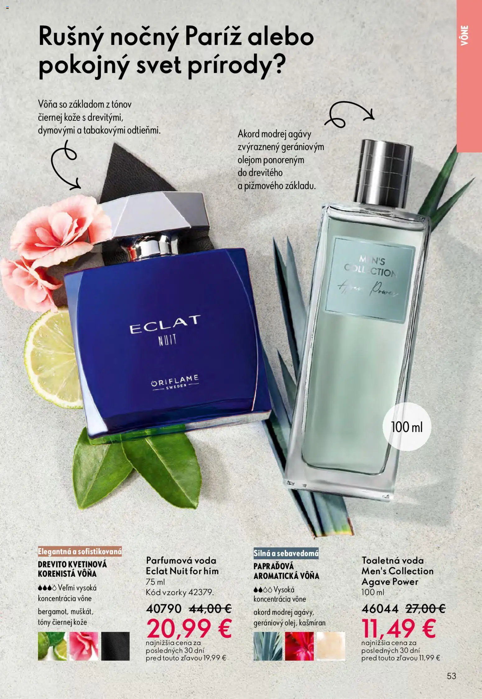Nové Oriflame akcie – leták je platný od 03.12.2025 | Strana: 53 | Produkty: Toaletná voda, Voda