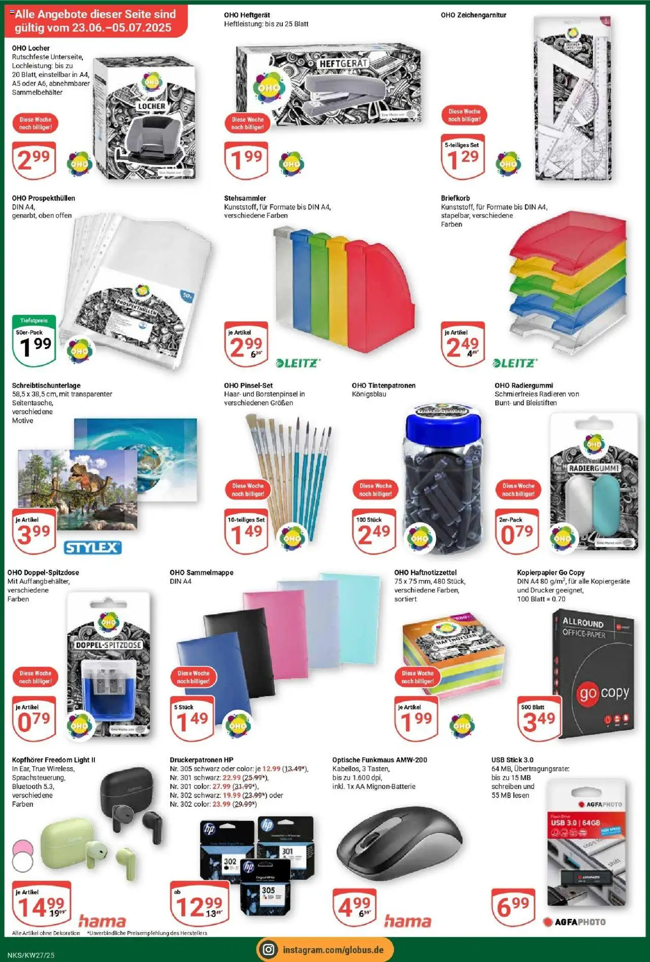 Globus prospekt Neunkirchen	 - gültig ab dem 29.06.2025 | Seite: 4 | Produkte: HP, USB, Usb stick, Kopfhörer