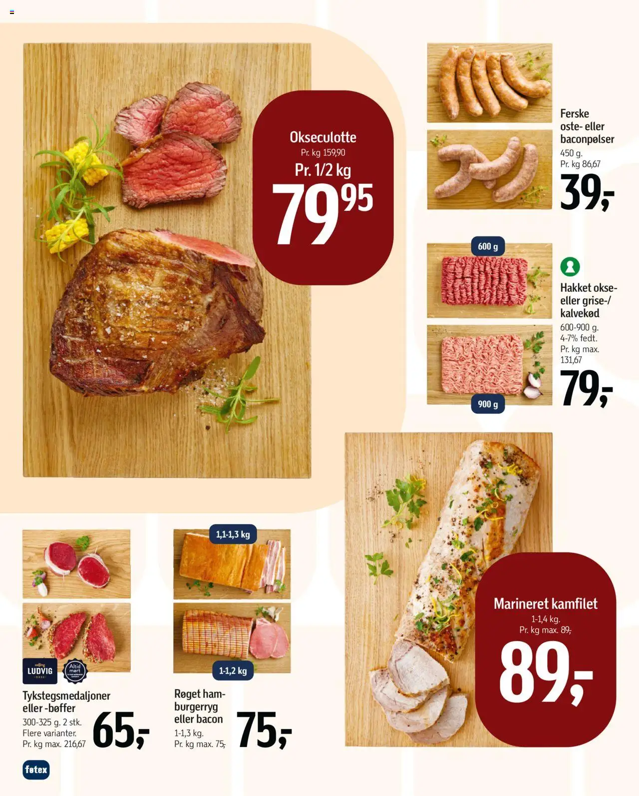 Føtex Tilbudsavis gyldig fra 15.08.2025 | Side: 24 | Produkter: Bøffer, Bacon