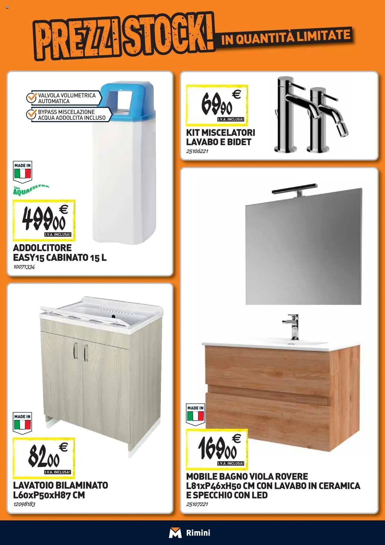 Volantino TECNOMAT del 24.09.2025 | Pagina: 6 | Prodotti: Mobile, Acqua, Bagno, Specchio