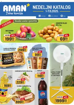 Aman - Nedeljni katalog - pregled Aman kataloga - važi od 01.08.2025