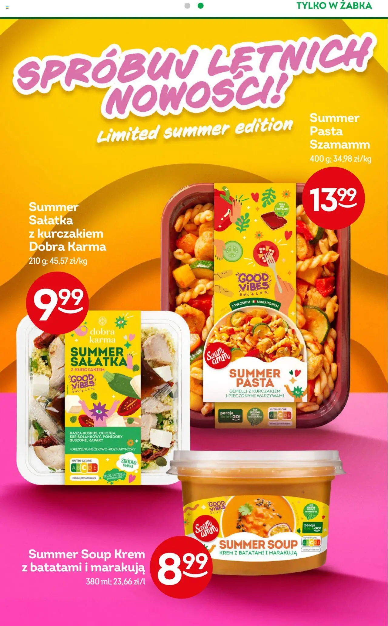 Żabka Gazetka od 13.08.2025 | Strona: 45 | Produkty: Kapary, Ser, Krem, Sałatka