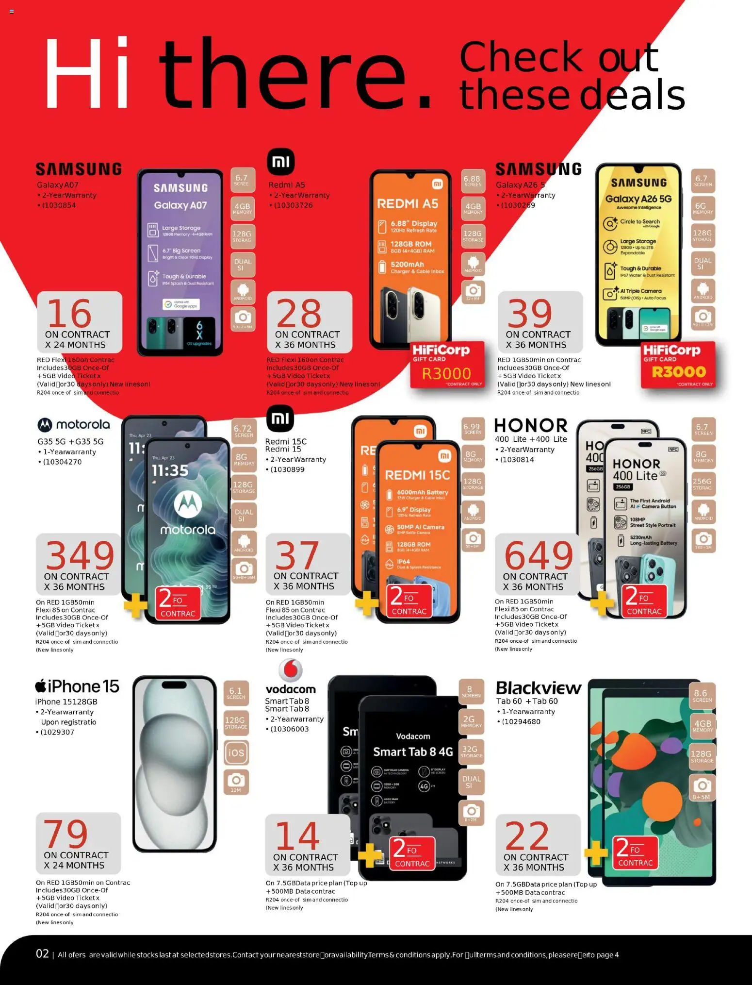 New HiFi Corp catalogue – valid from 07.11.2025 | Page: 2 | Products: Gift card, Camera, Cable, Charger