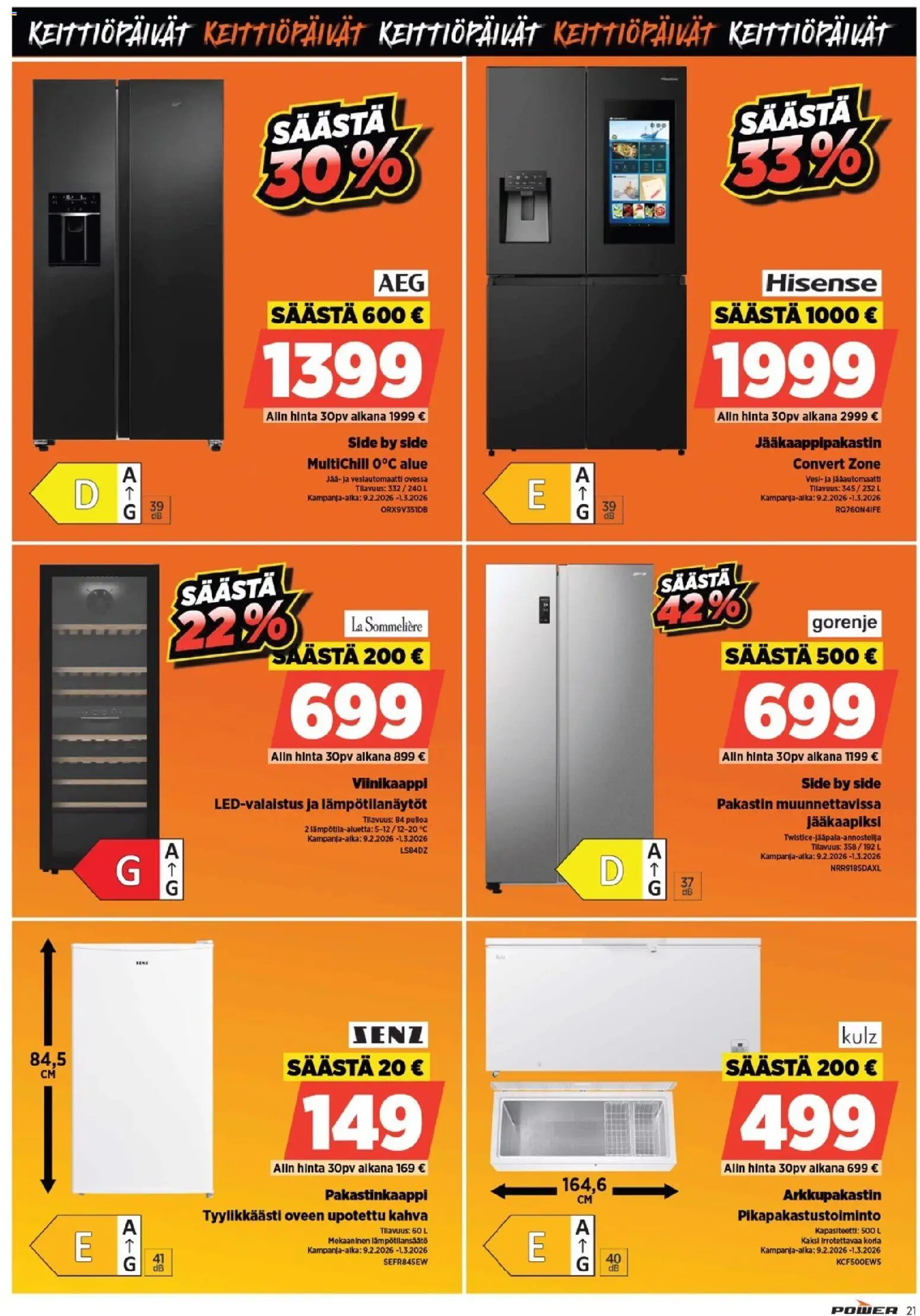 Power - POWER HINTAAN Viikon mainoslehti – voimassa 12.02.2026 alkaen | Sivu: 21