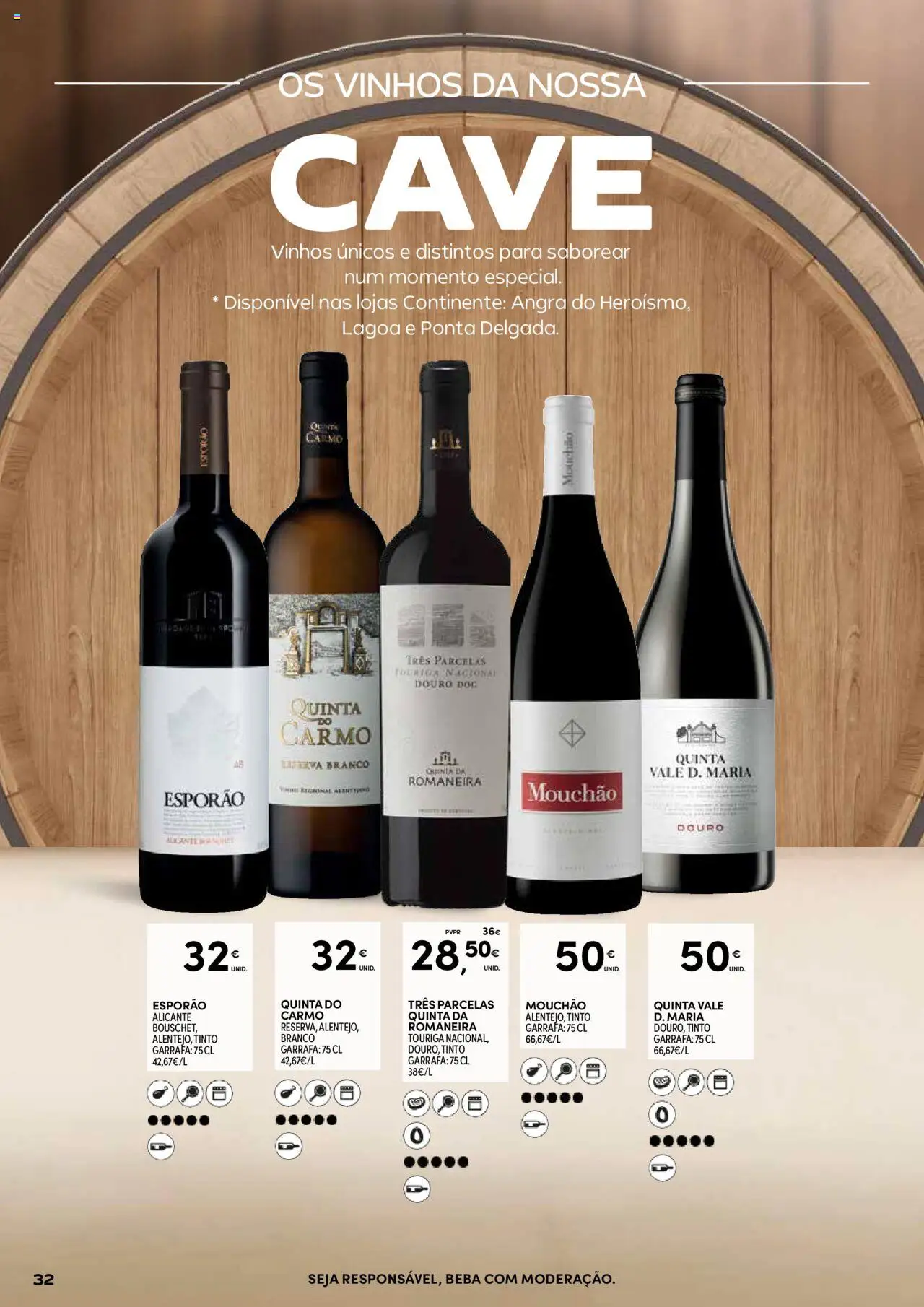 Continente - Açores: Vinhos, Enchidos e Queijos │ válido de 23.09.2025 | Página: 32