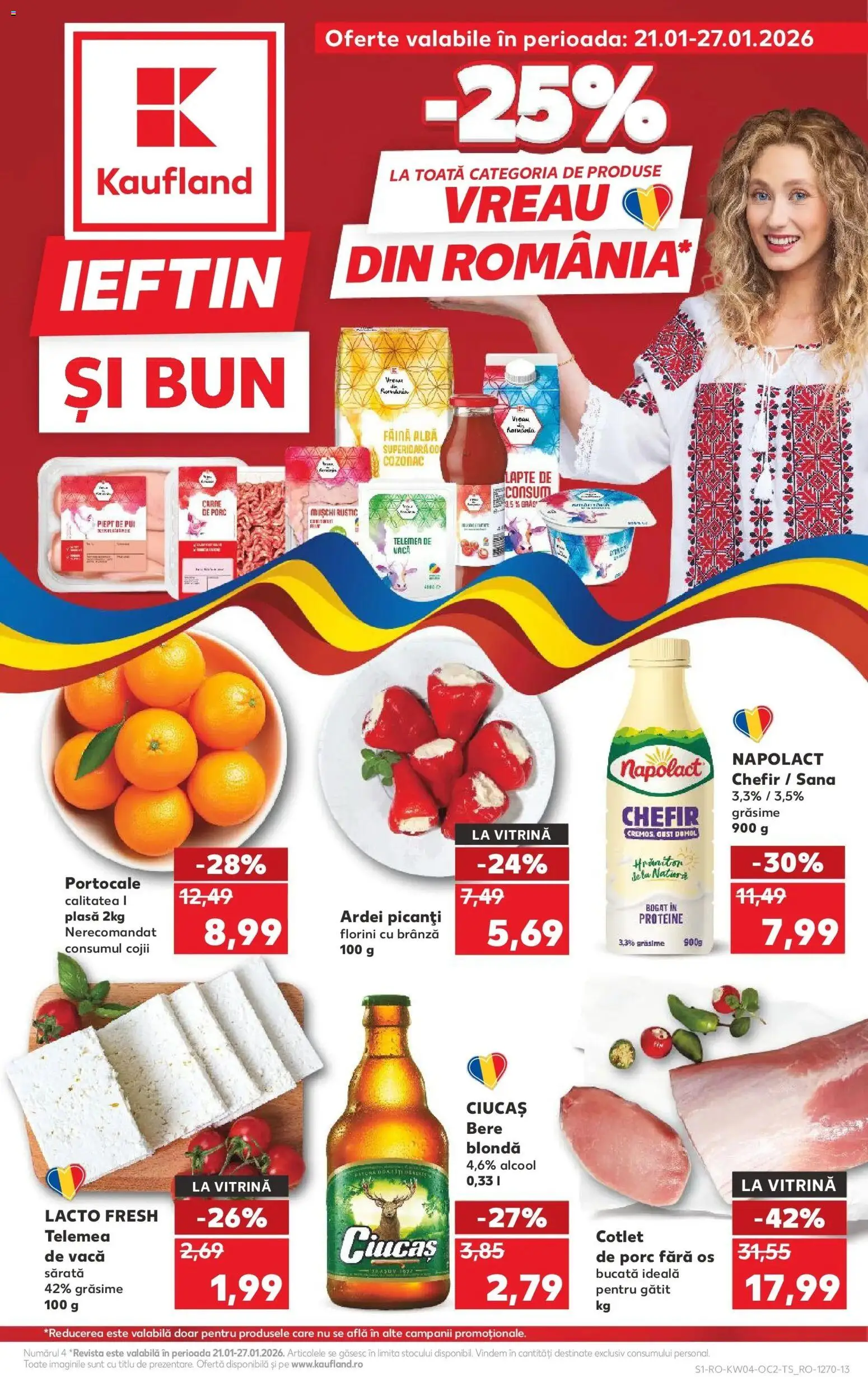 Noul catalog Kaufland – valabil de la 21.01.2026 | Pagină: 1 | Produse: Masaüstü kılıfı, Hacıyatmaz Kedi Oyuncağı, Ardei, Bere