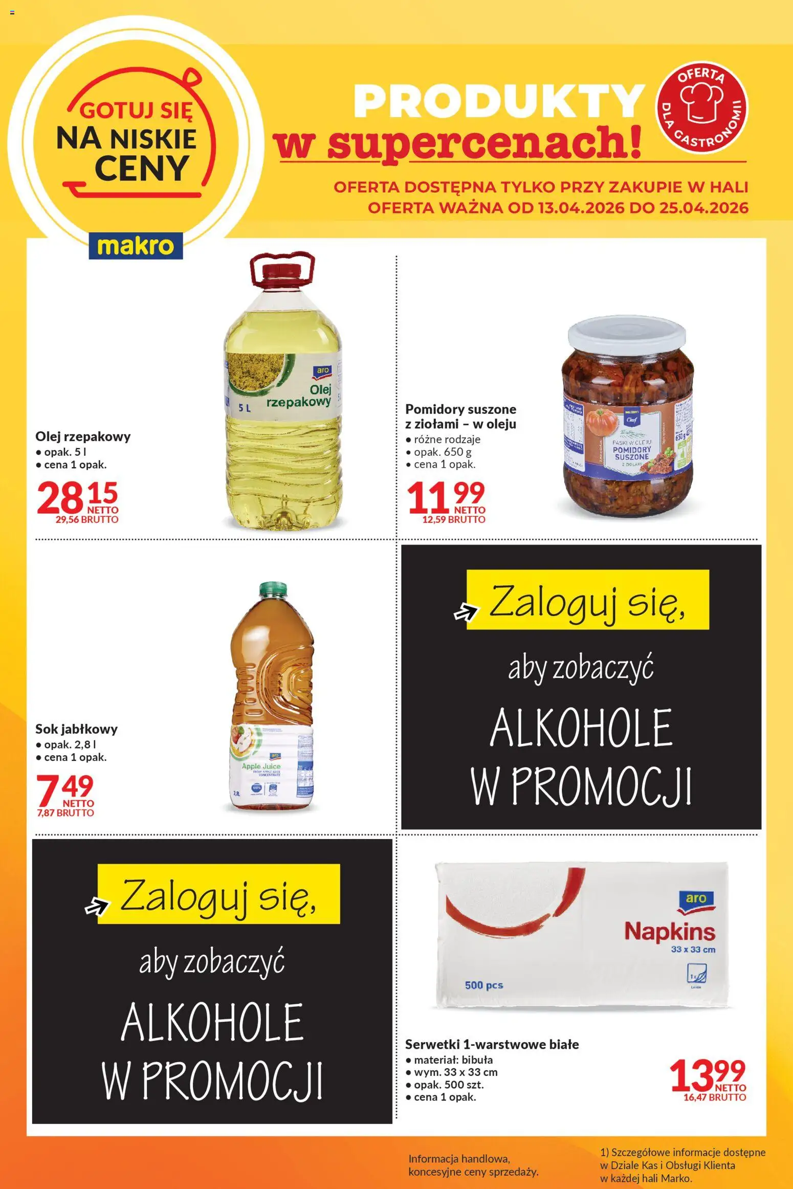 Makro gazetka - Gotuj się na niskie ceny od 13.04.2026 | Strona: 1