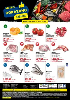 Metro dokazano  - pregled Metro kataloga - važi od 02.12.2025