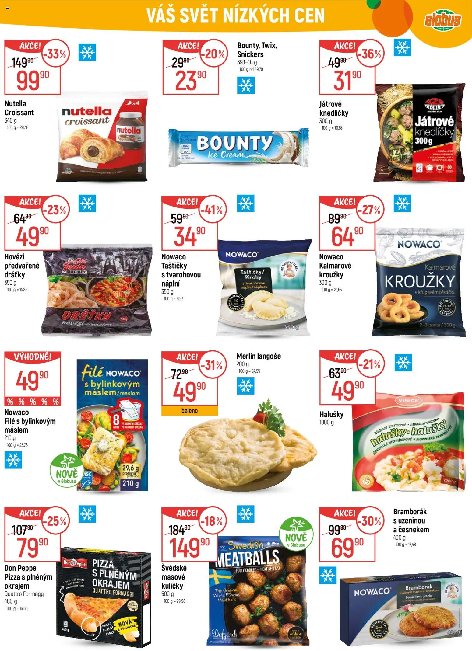Globus leták - Chomutov od 14.01.2026 | Strana: 25 | Produkty: Globus, Croissant, Kuličky, File