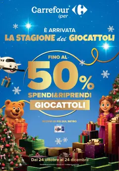 Anteprima del volantino Carrefour Iper Giocattoli - Roma catalogo valido a partire dal 24.10.2025