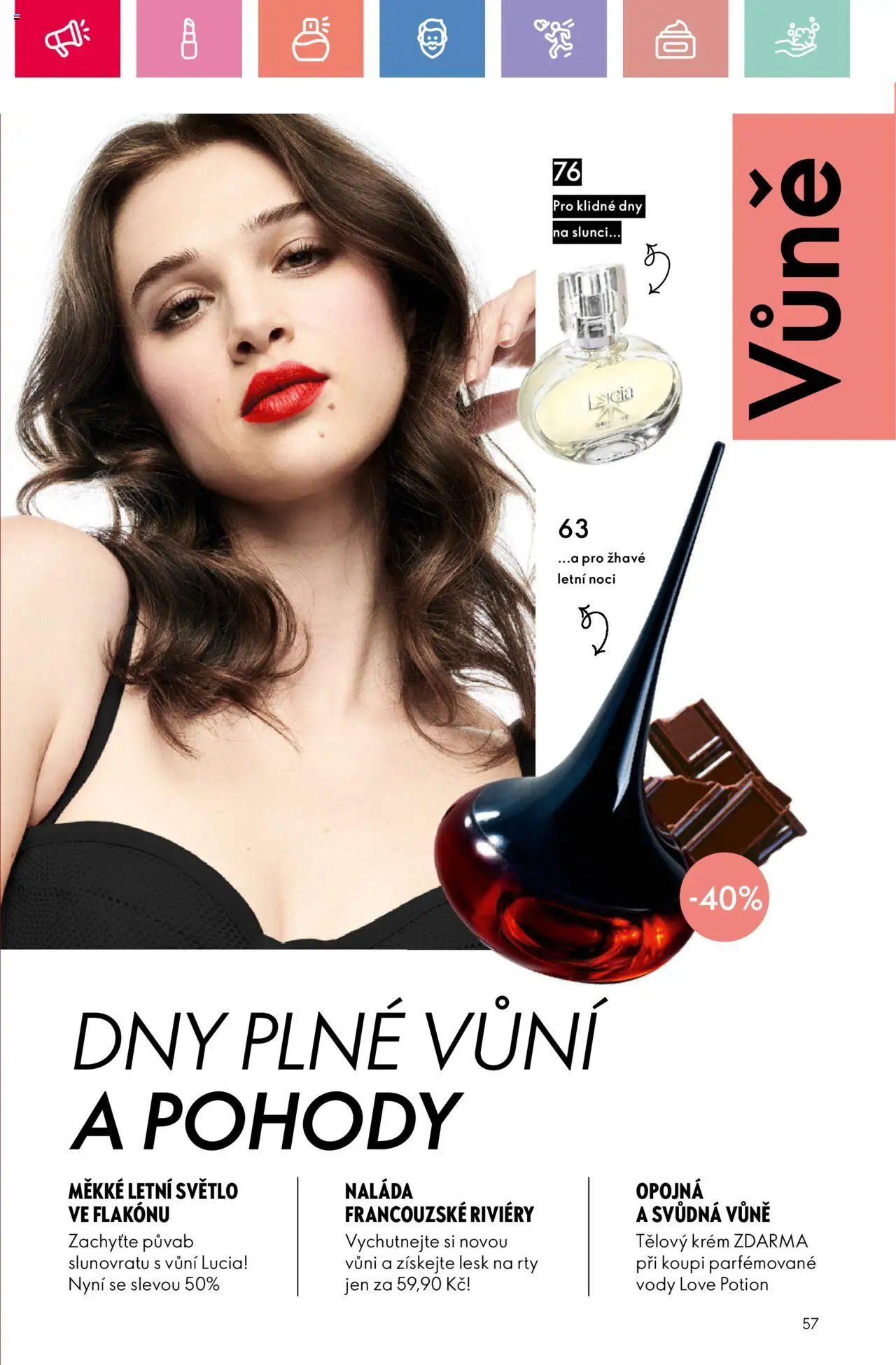 Oriflame katalog č.10/2025 od 06.07.2025 | Strana: 57 | Produkty: Tělový krém, Krém, Lesk na rty