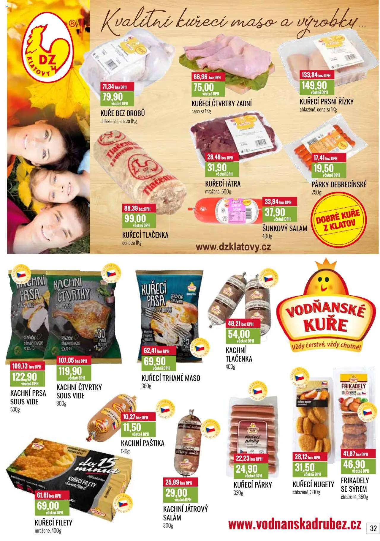 Ratio leták od 01.10.2025 | Strana: 33 | Produkty: Sous vide, Šunkový salám, Kuřecí Játra, Kuře