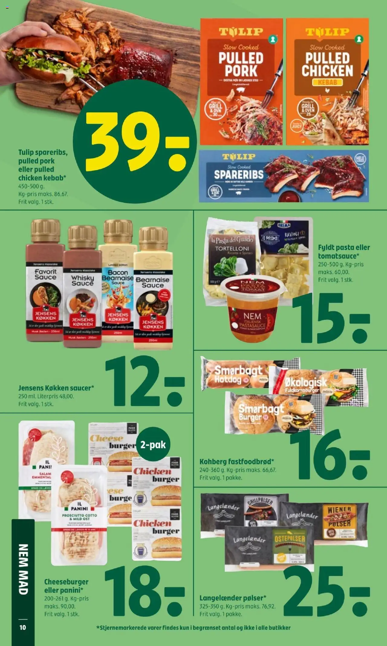 Coop 365 Tilbudsavis gyldig fra 07.08.2025 | Side: 12 | Produkter: Pølser, Pasta, Spareribs, Pastasauce