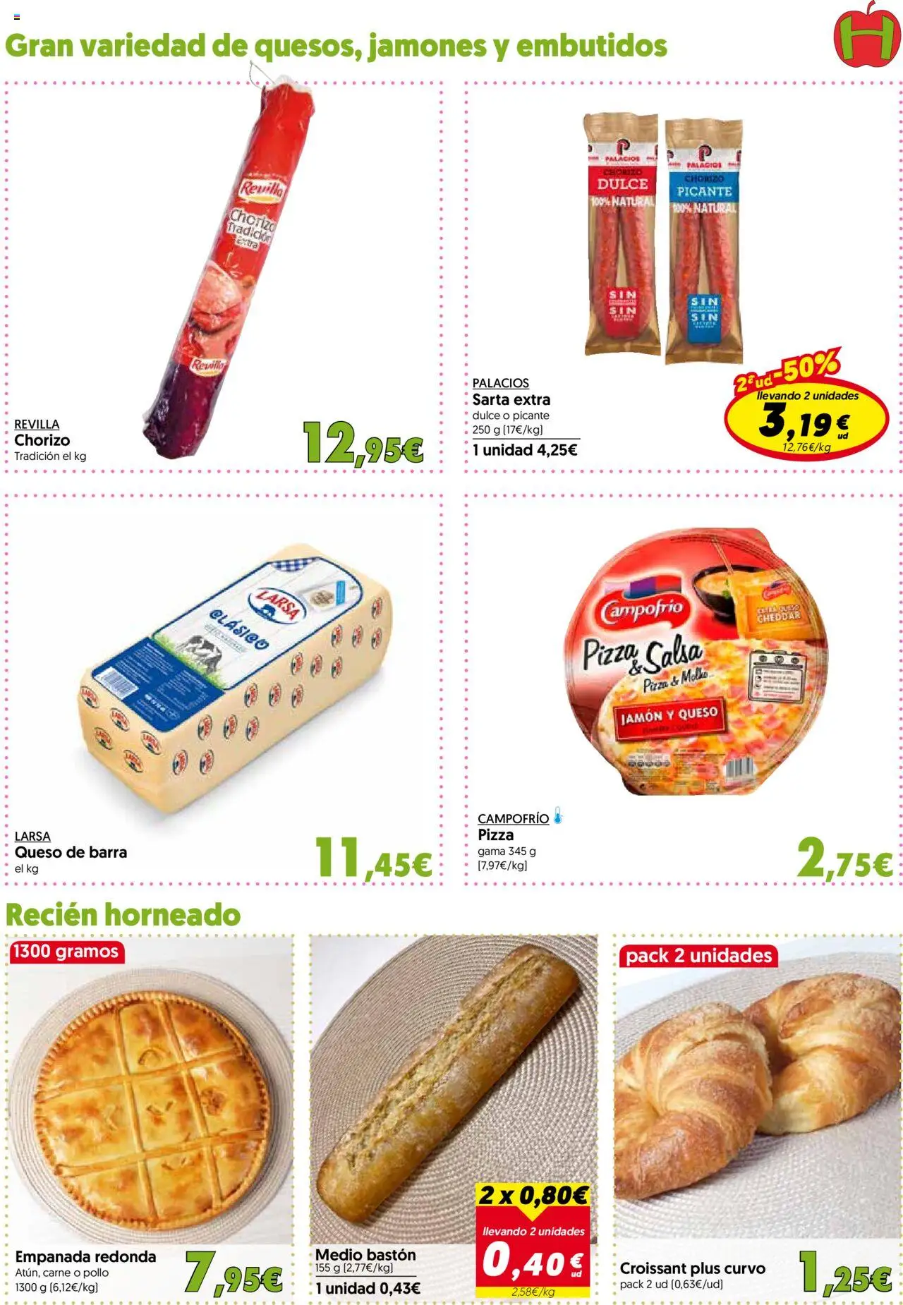 Hiper Usera folleto │ válido desde el 11.06.2025 | Página: 5 | Productos: Jamón, Pizza, Croissant, Νυχτικό