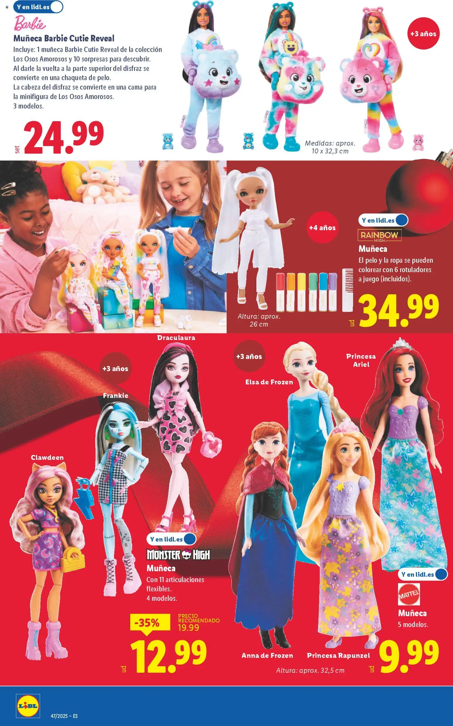 Lidl folleto de bazar │ válido desde el 17.11.2025 | Página: 8 | Productos: Chaqueta, Muñeca, Ropa, Cama