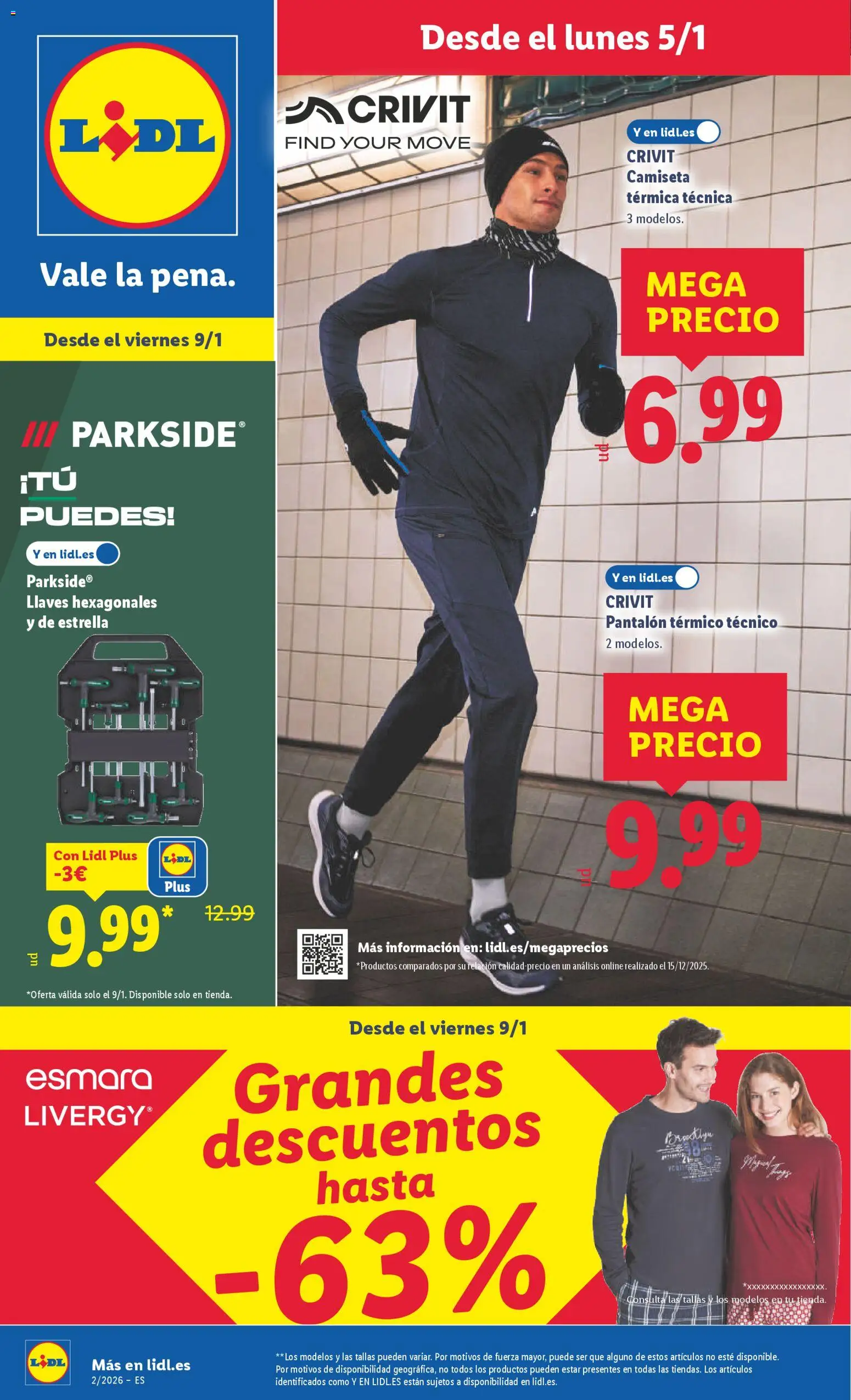 Lidl folleto de bazar │ válido desde el 05.01.2026 | Página: 1