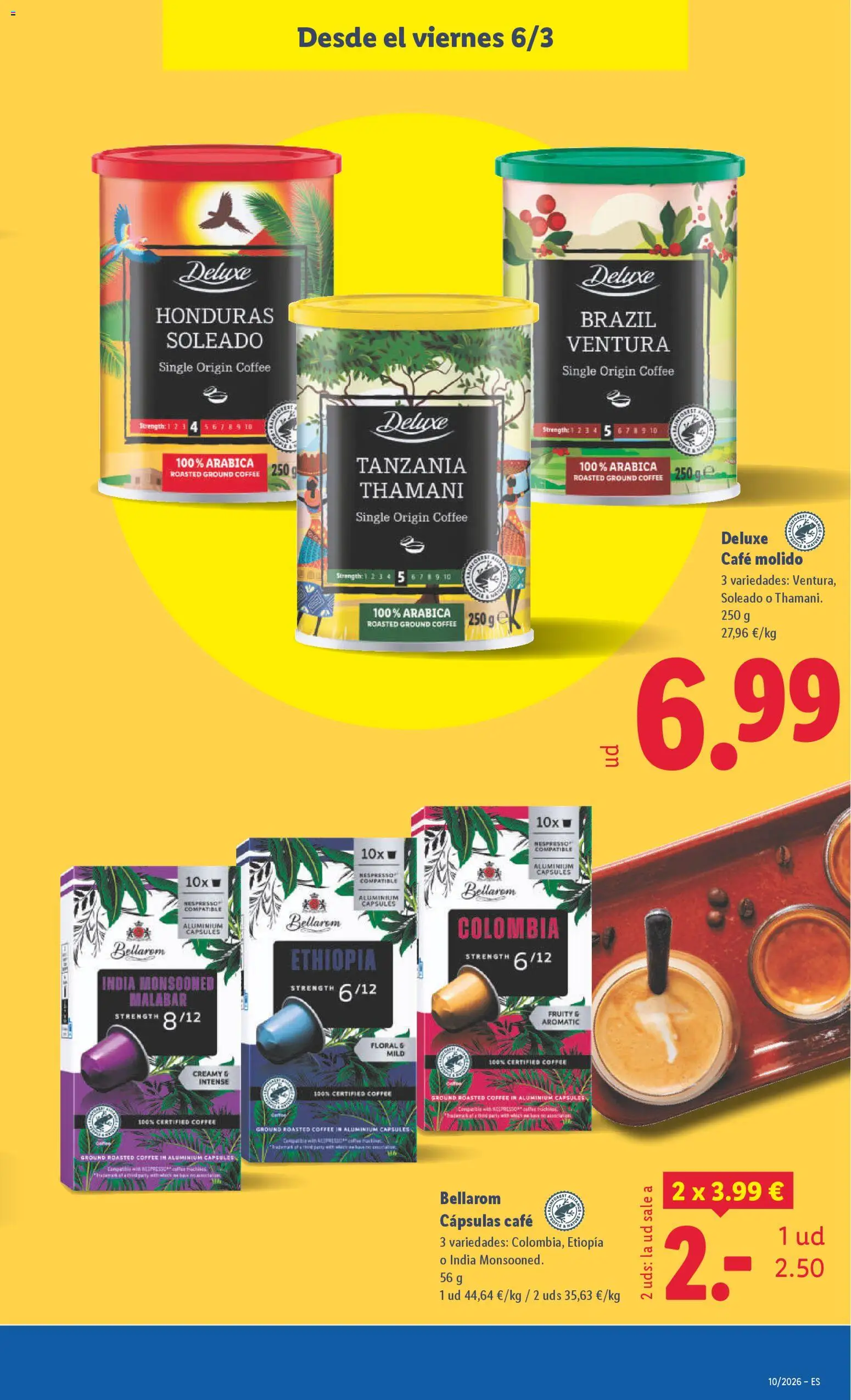 Lidl folleto │ válido desde el 02.03.2026 | Página: 47 | Productos: Café, Café molido