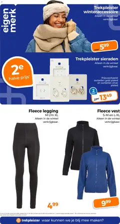Trekpleister - Folder - Voorbeeld van een folder van Trekpleister, geldig van 05.01.2026 | Pagina: 46 | Producten: Vest, Legging, Oorbellen, Kan