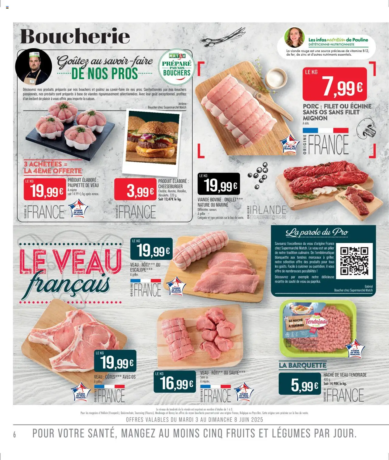  | Page: 6 | Produits: Veau roti, Ribs, Filet mignon, Viande bovine