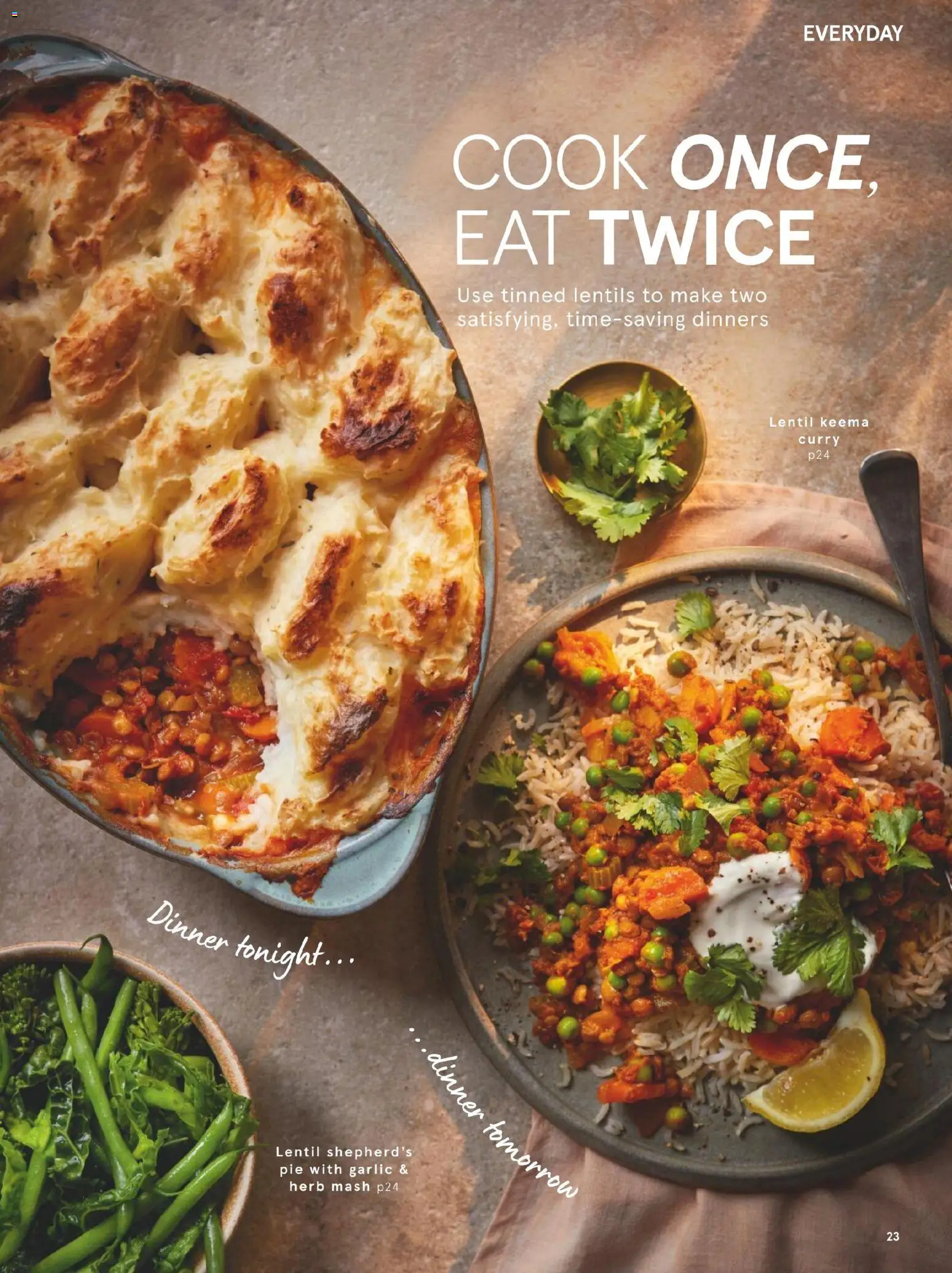 {H1} | Page: 23 | Products: Herb, Garlic, Pie